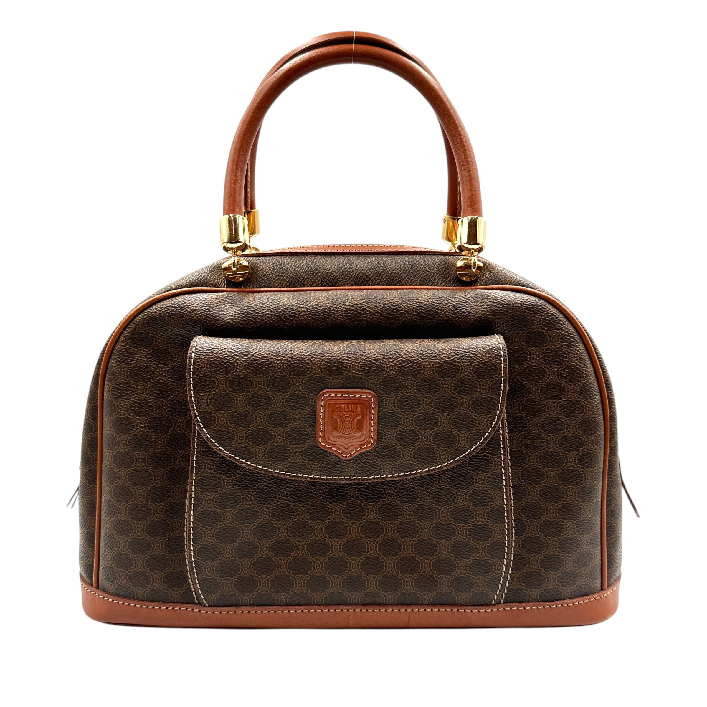 CELINE セリーヌ マカダム ハンドバッグ