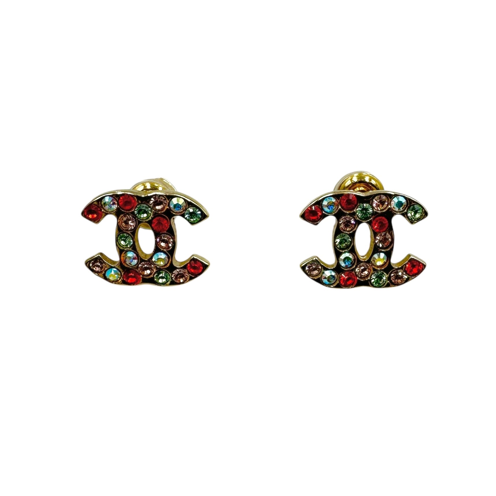 CHANEL シャネル ラインストーン ピアス