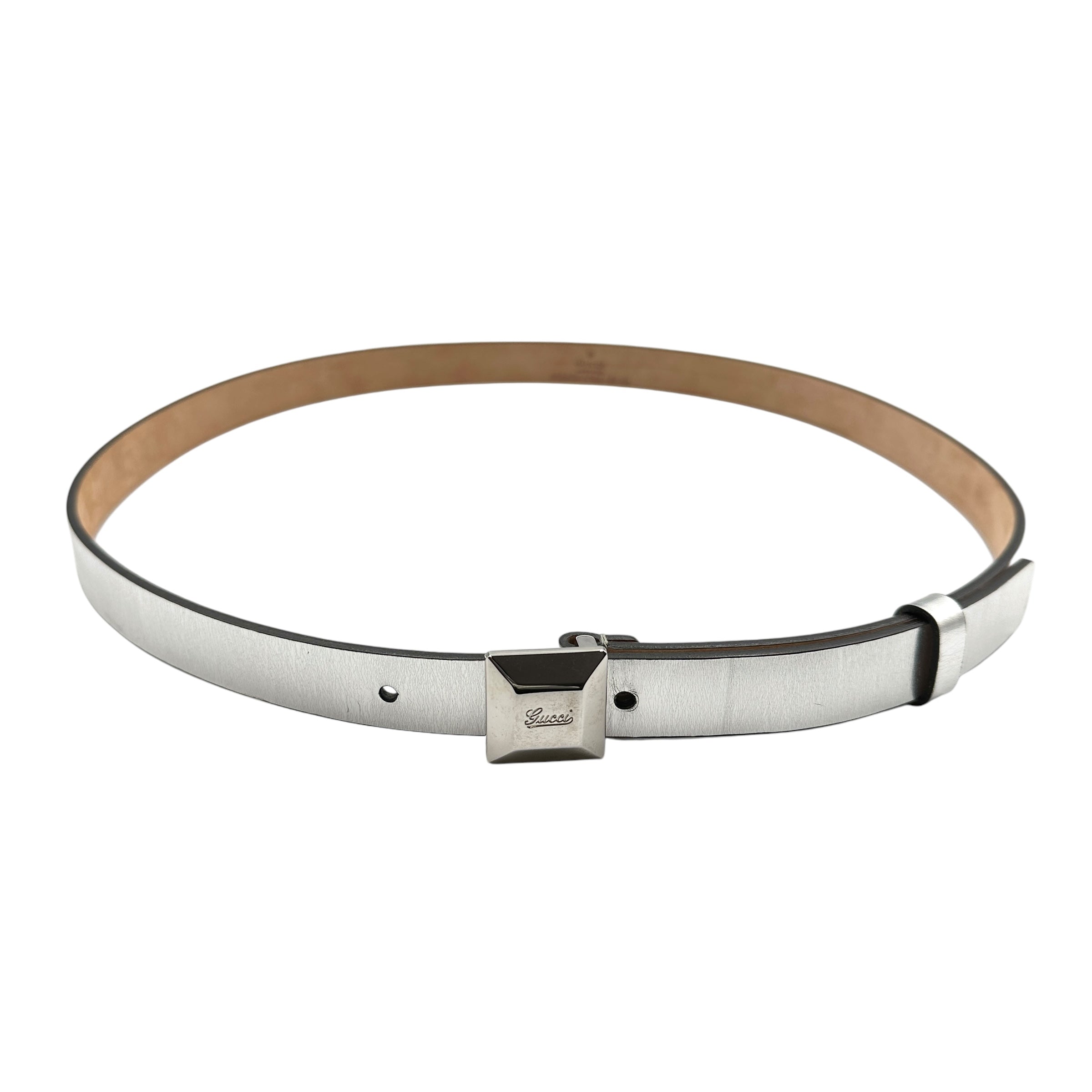 GUCCI グッチ シルバーベルト