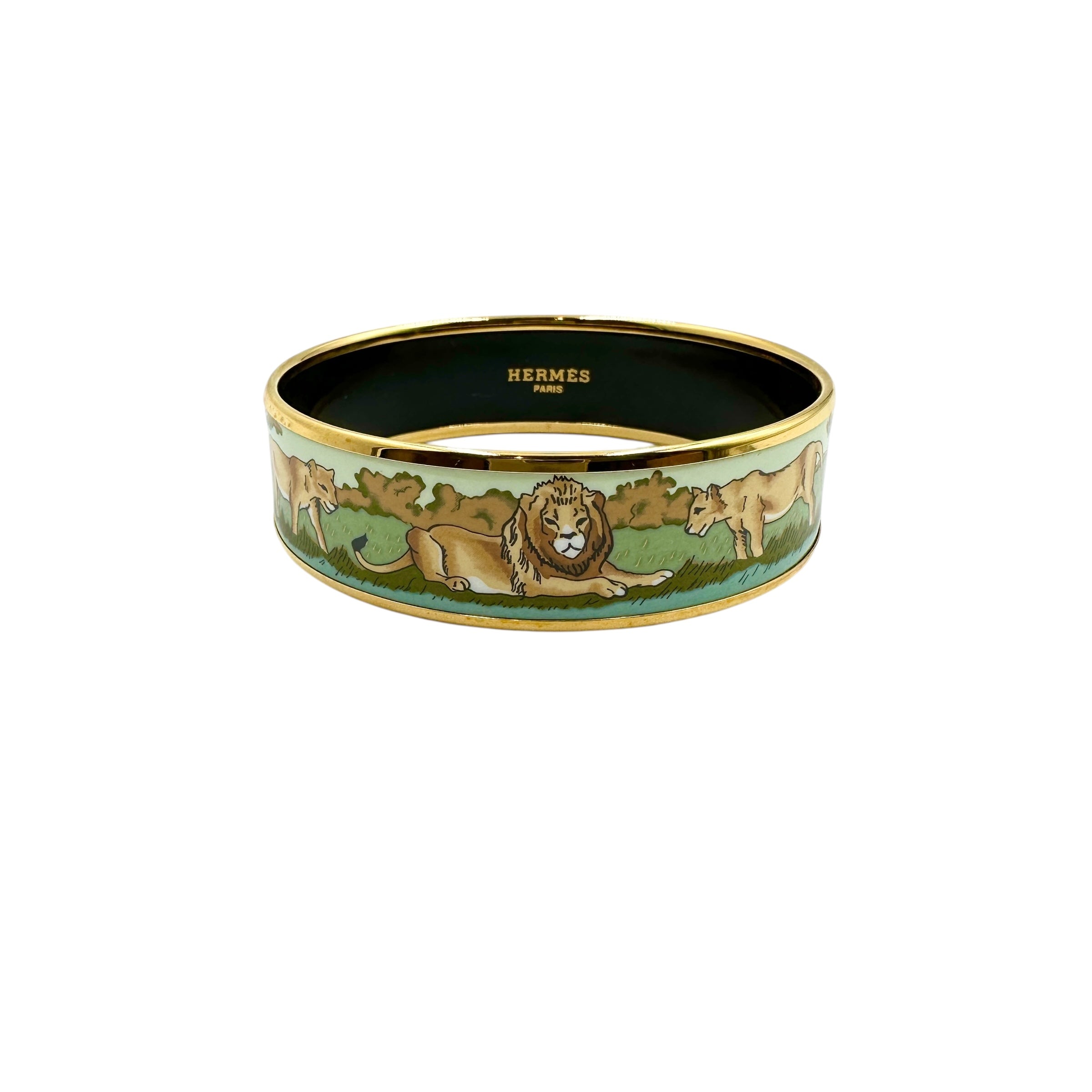 HERMES エルメス エマイユバングルGM