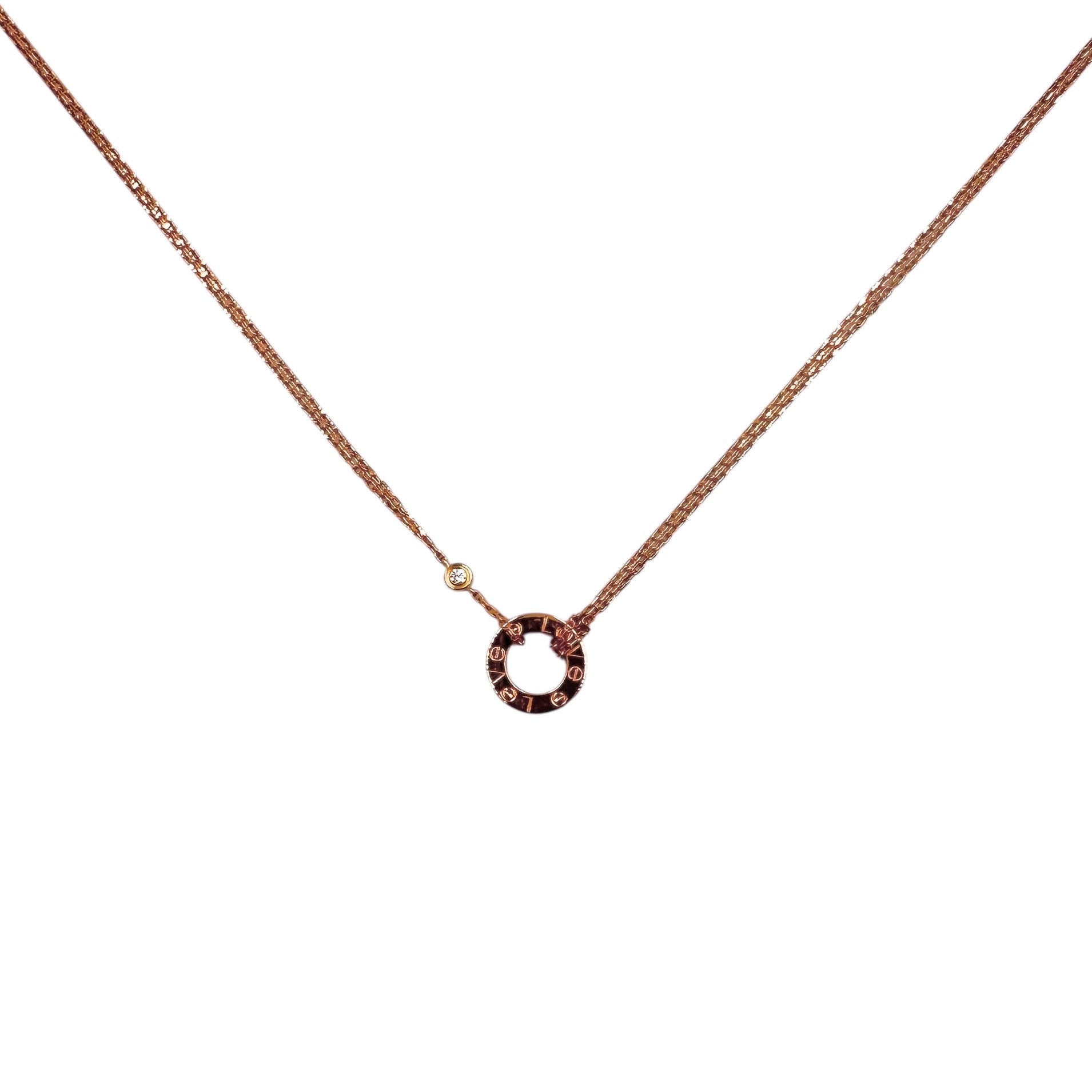 Cartier カルティエ ラブサークル ネックレス