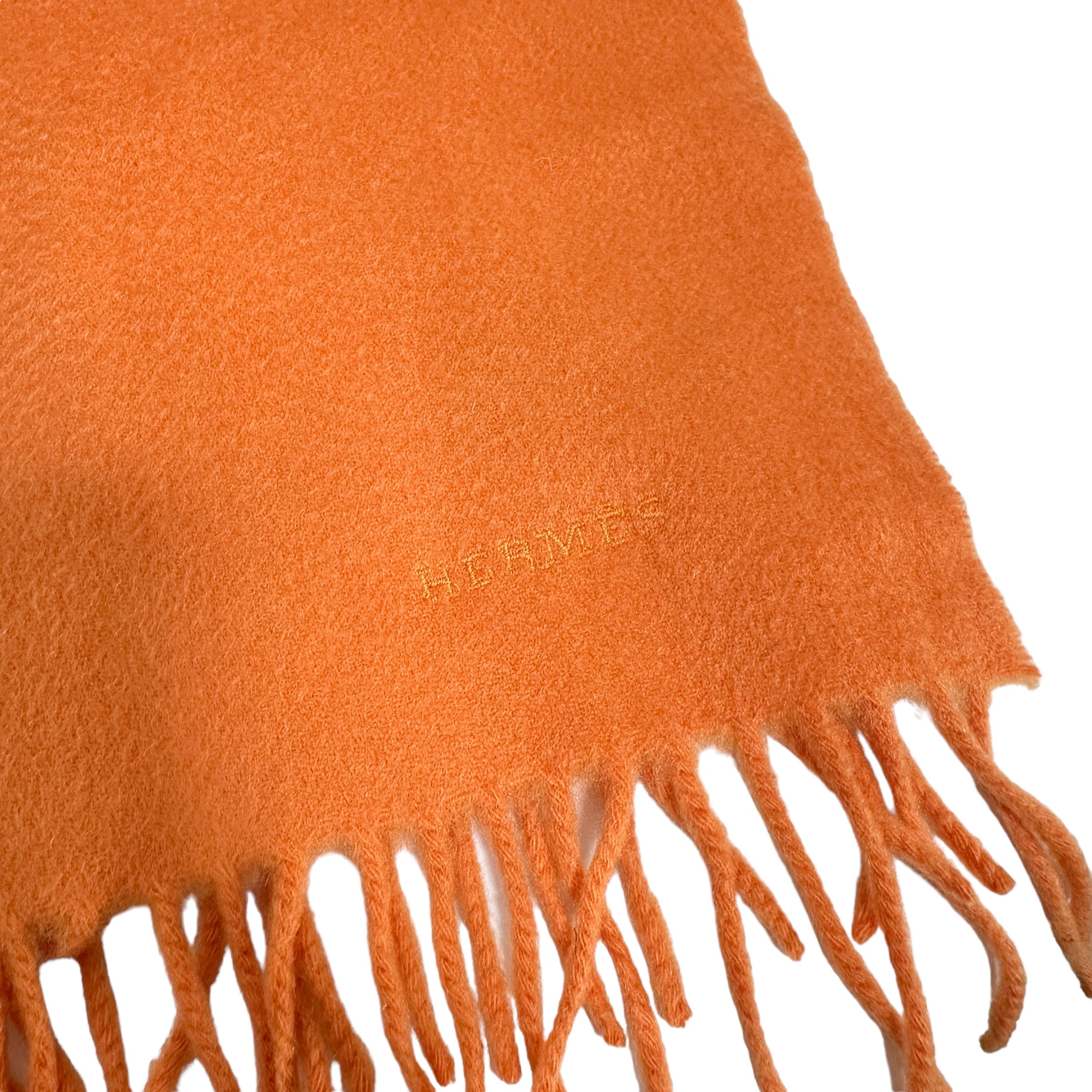 HERMES エルメス カシミヤマフラー