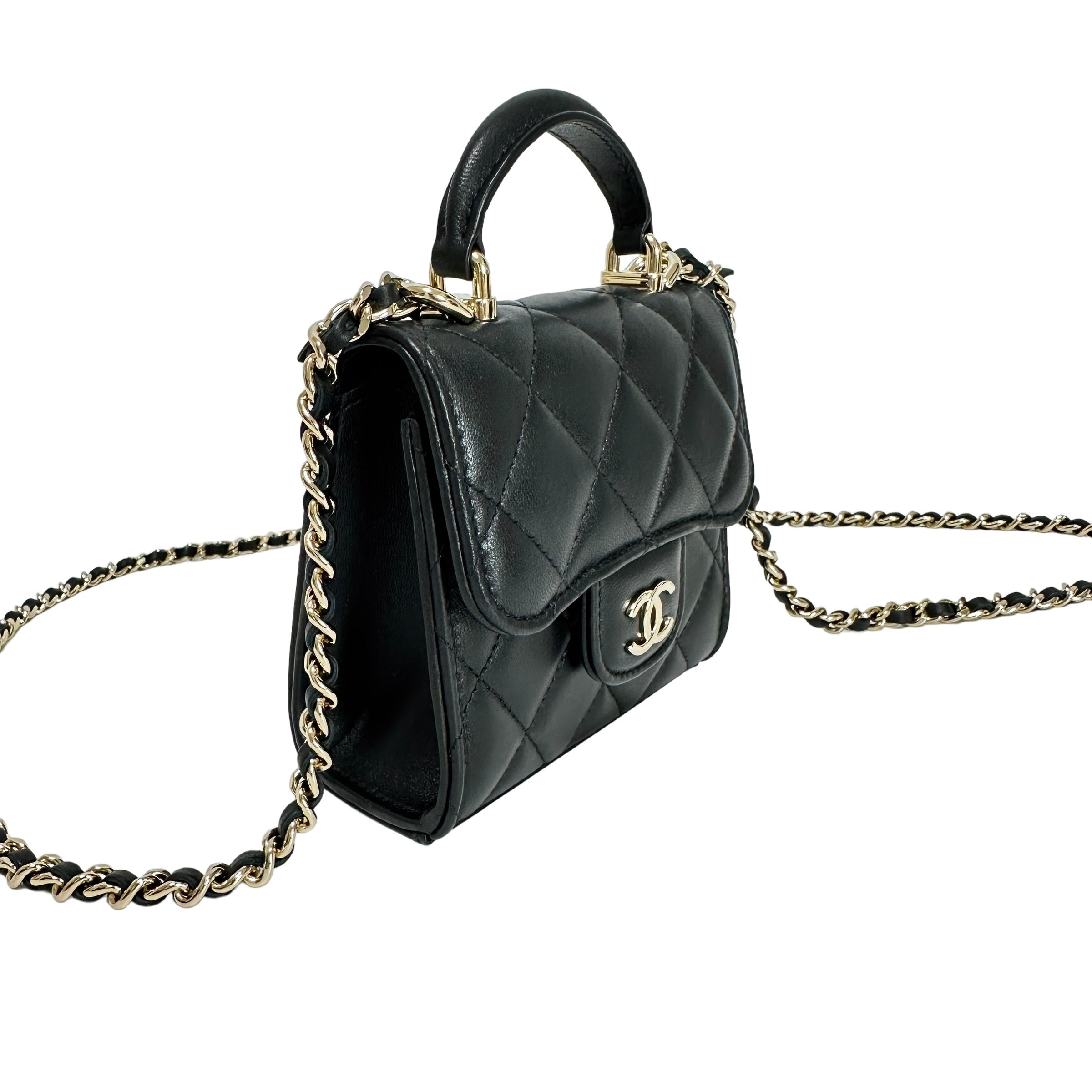 CHANEL シャネル ミニマトラッセ 2WAYショルダーバッグ
