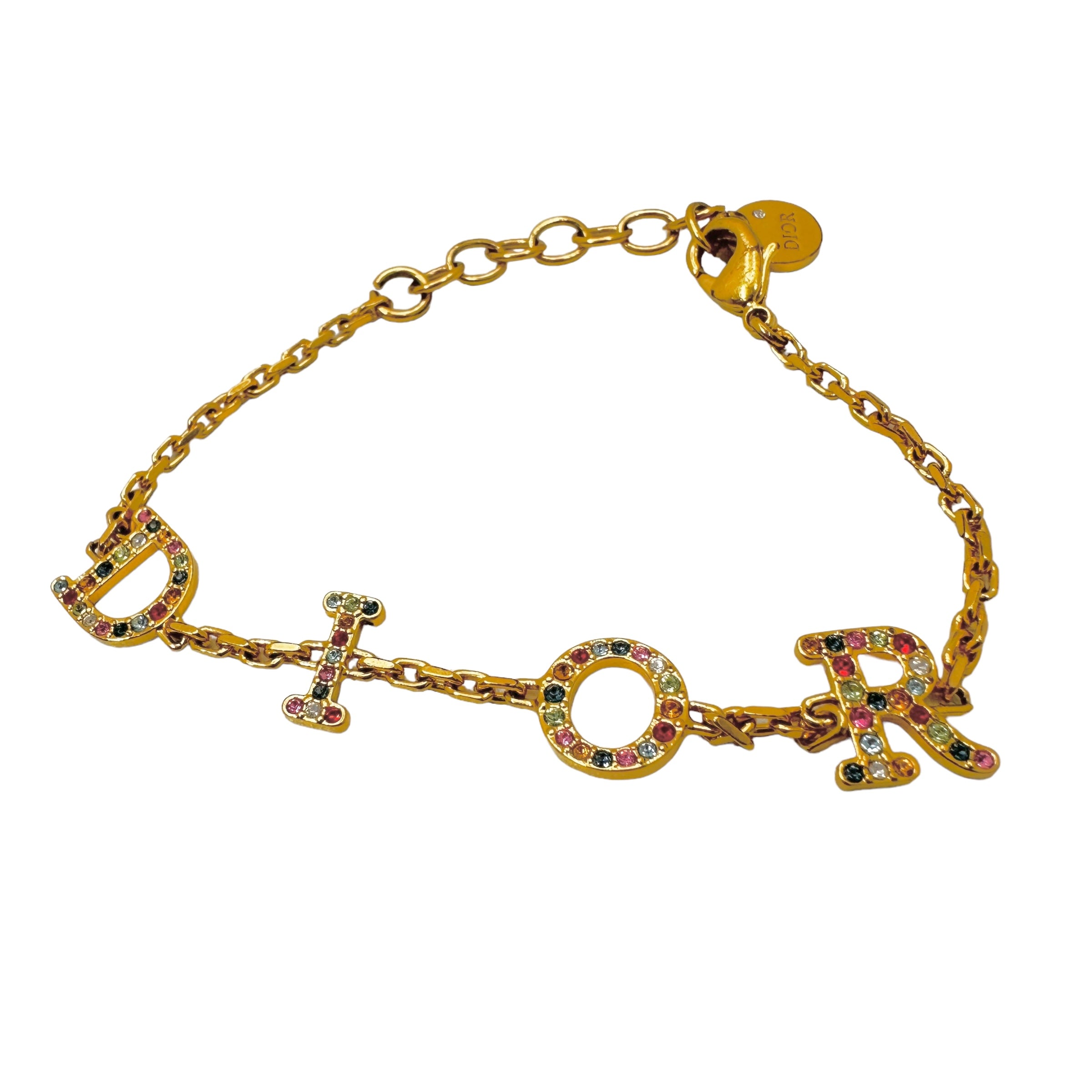 Christian Dior ディオール ラインストーン ブレスレット