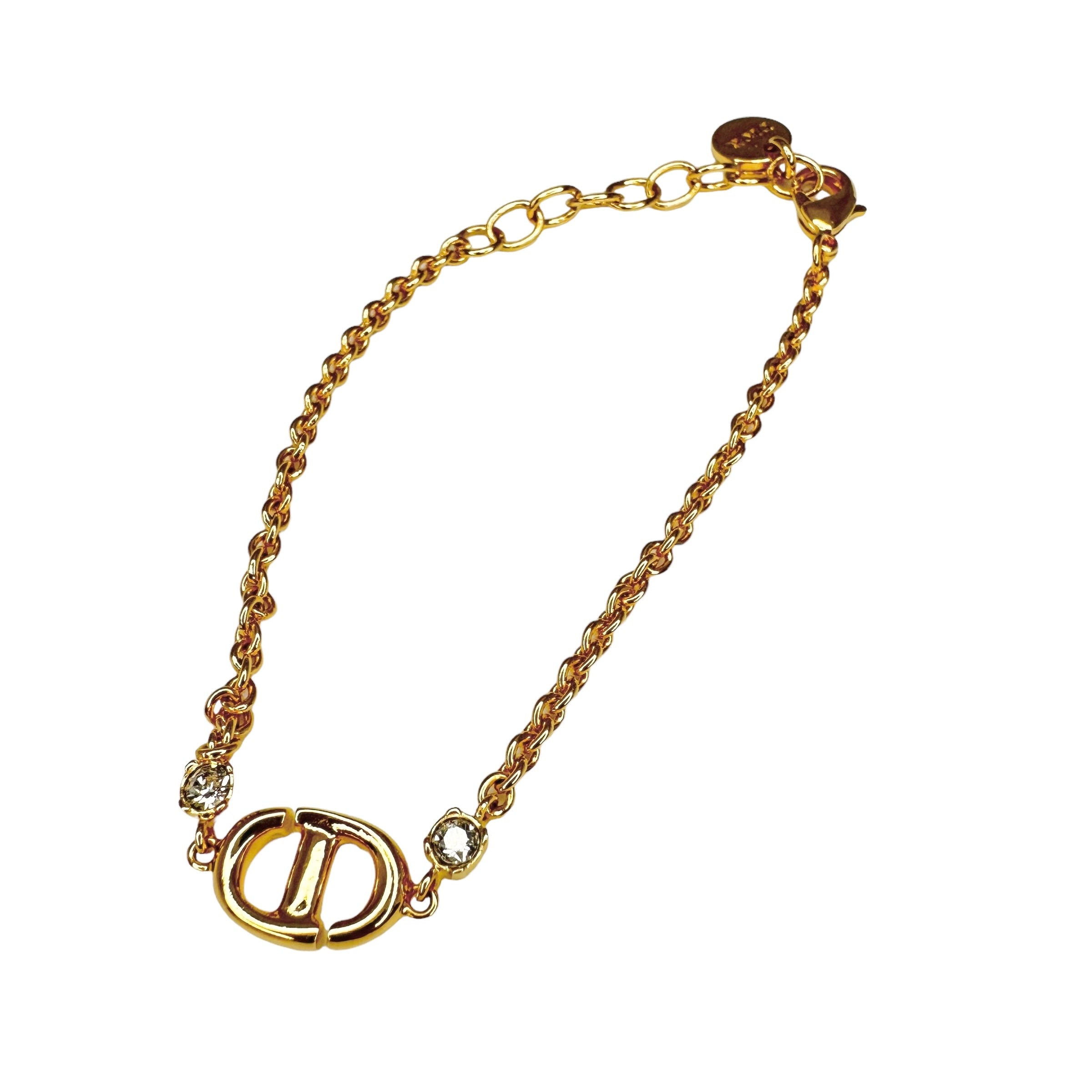 Christian Dior ディオール ラインストーン ブレスレット