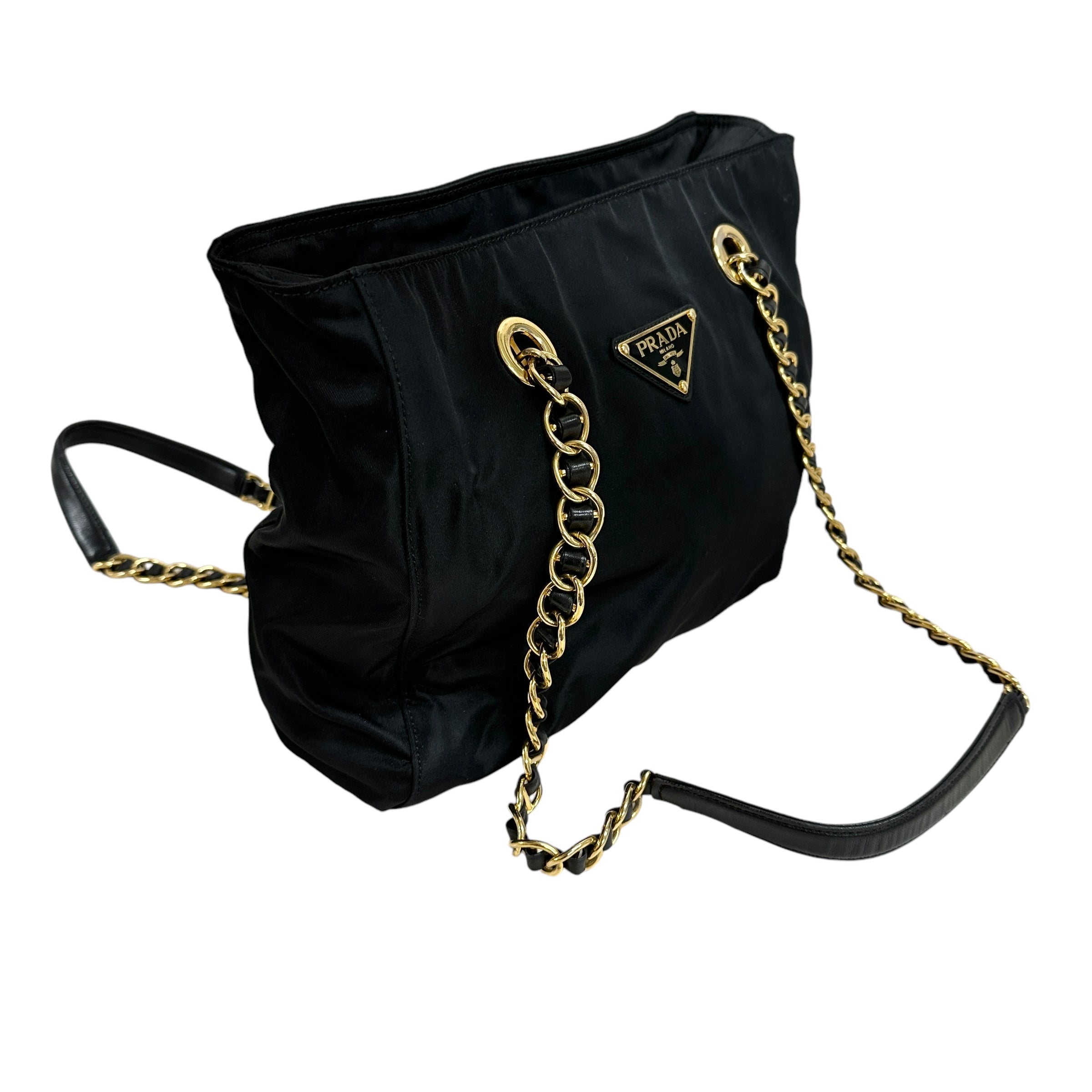 PRADA プラダ ナイロン チェーントートバッグ