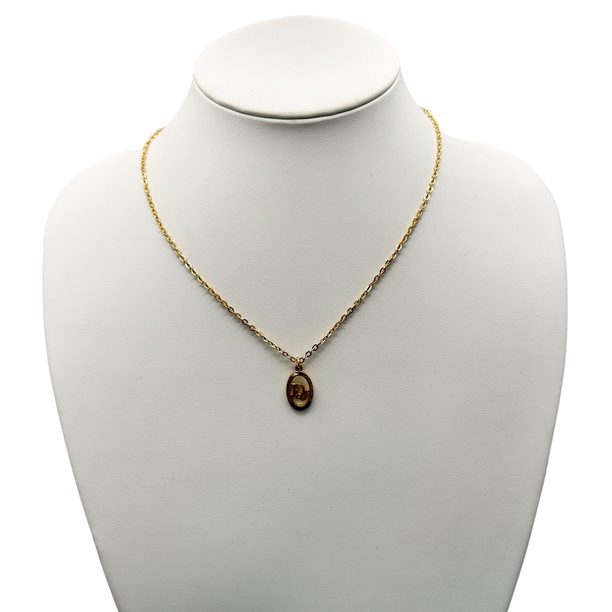 Christian Dior ディオール CDロゴ ネックレス