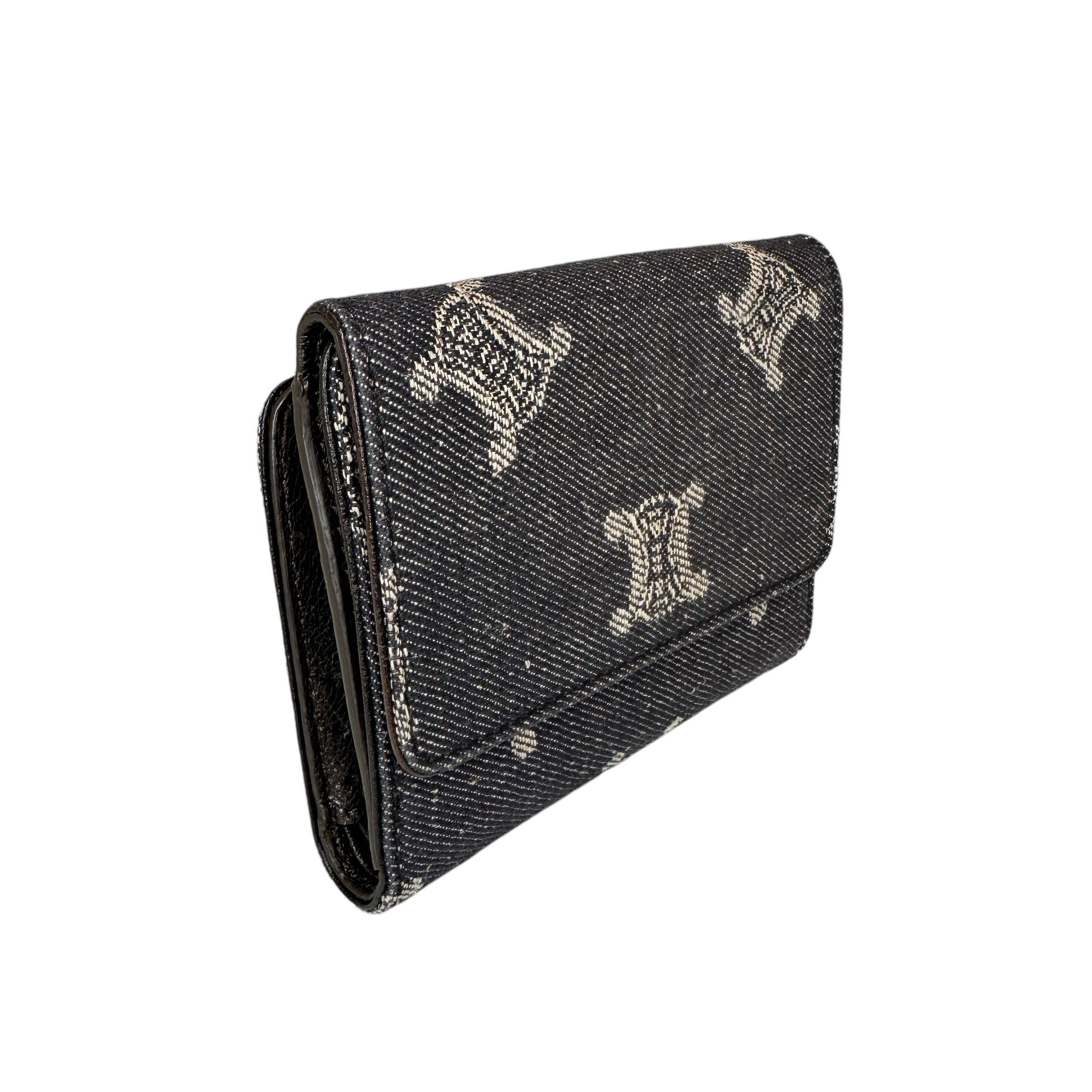 CELINE セリーヌ デニム コンパクトウォレット