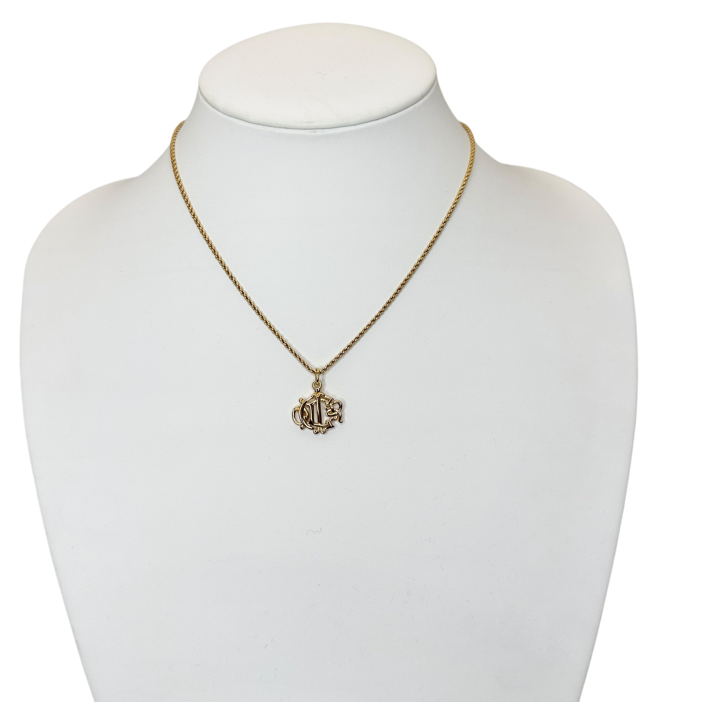 Christian Dior ディオール ロゴネックレス