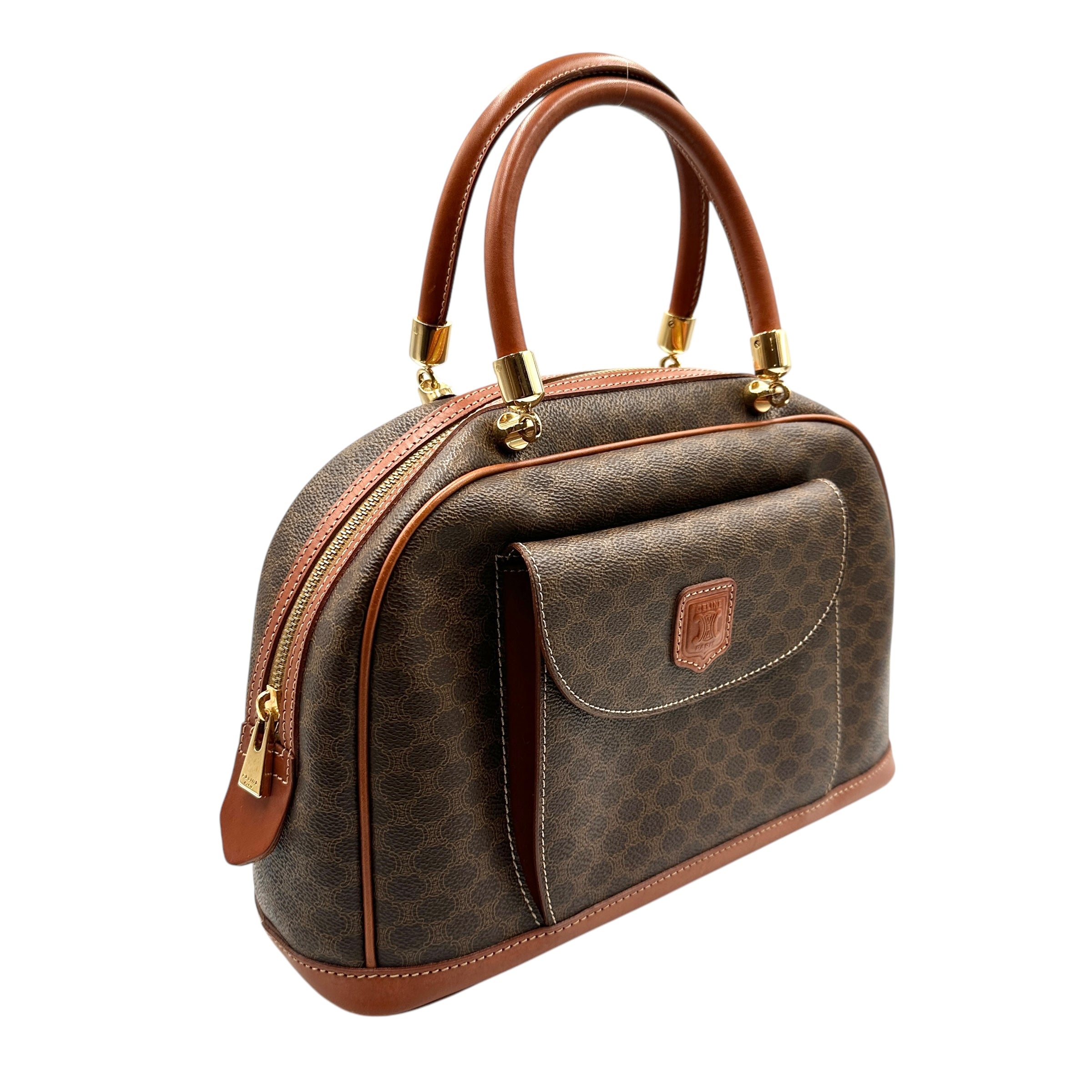 CELINE セリーヌ マカダム ハンドバッグ