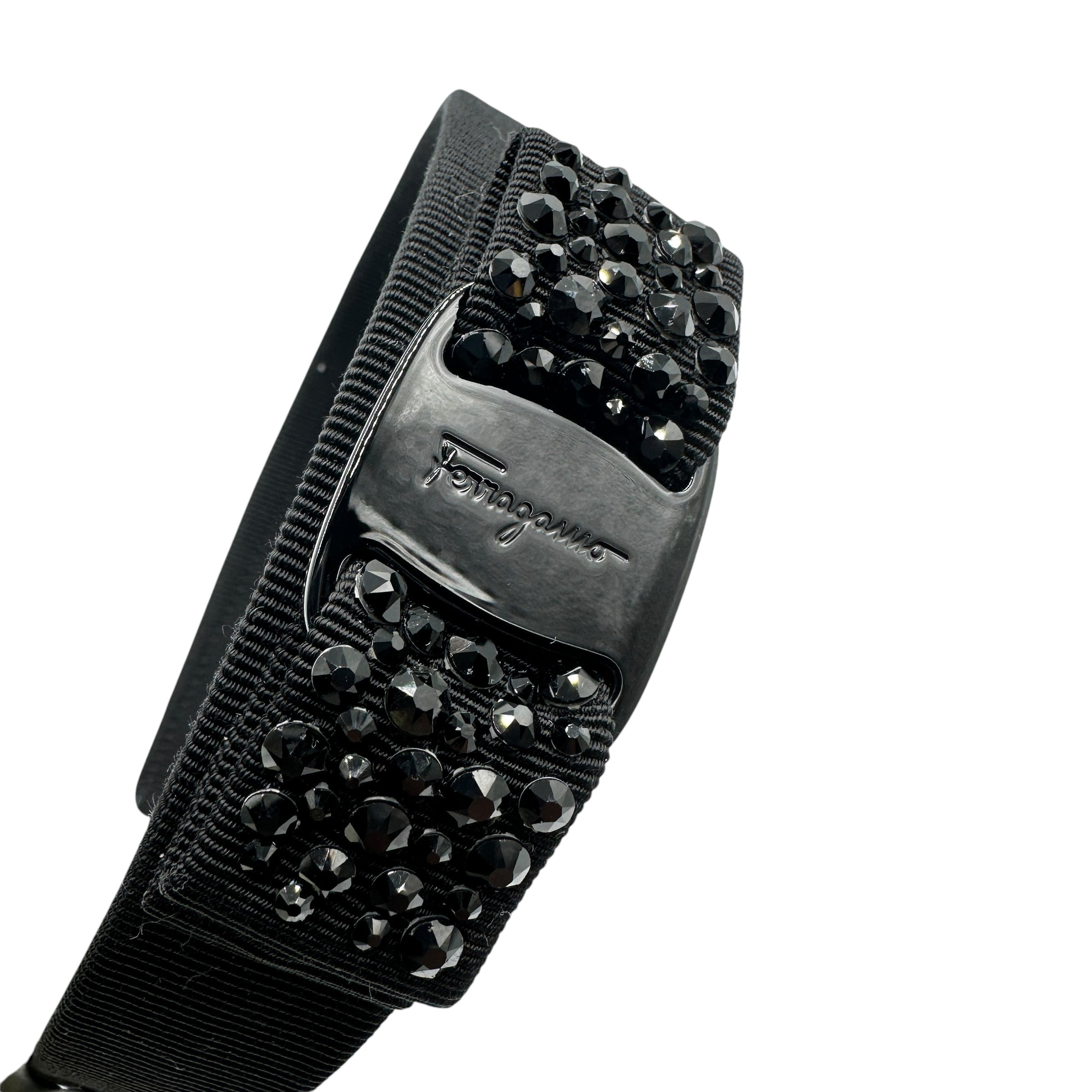 Salvatore Ferragamo フェラガモ ラインストーン カチューシャ