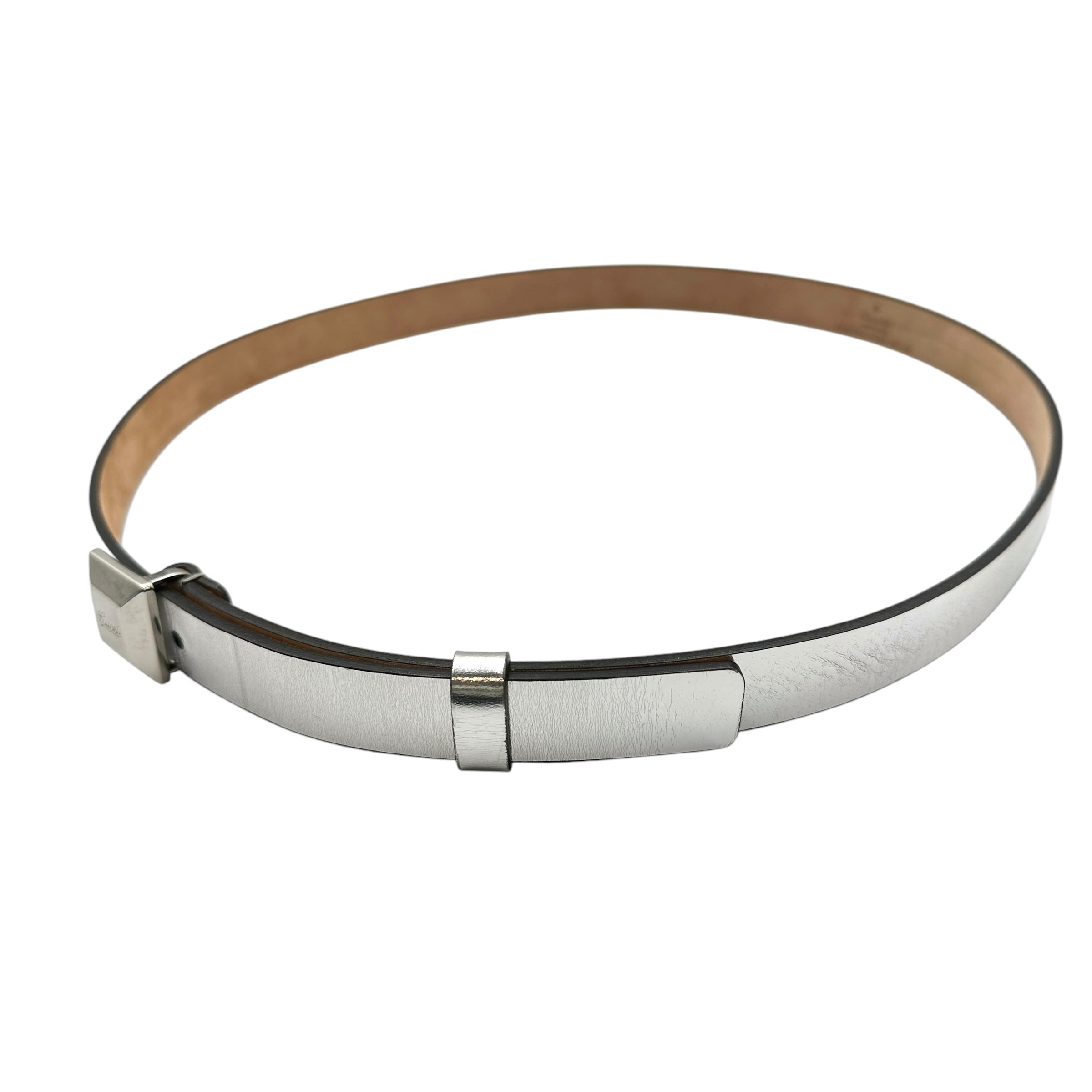 GUCCI グッチ シルバーベルト