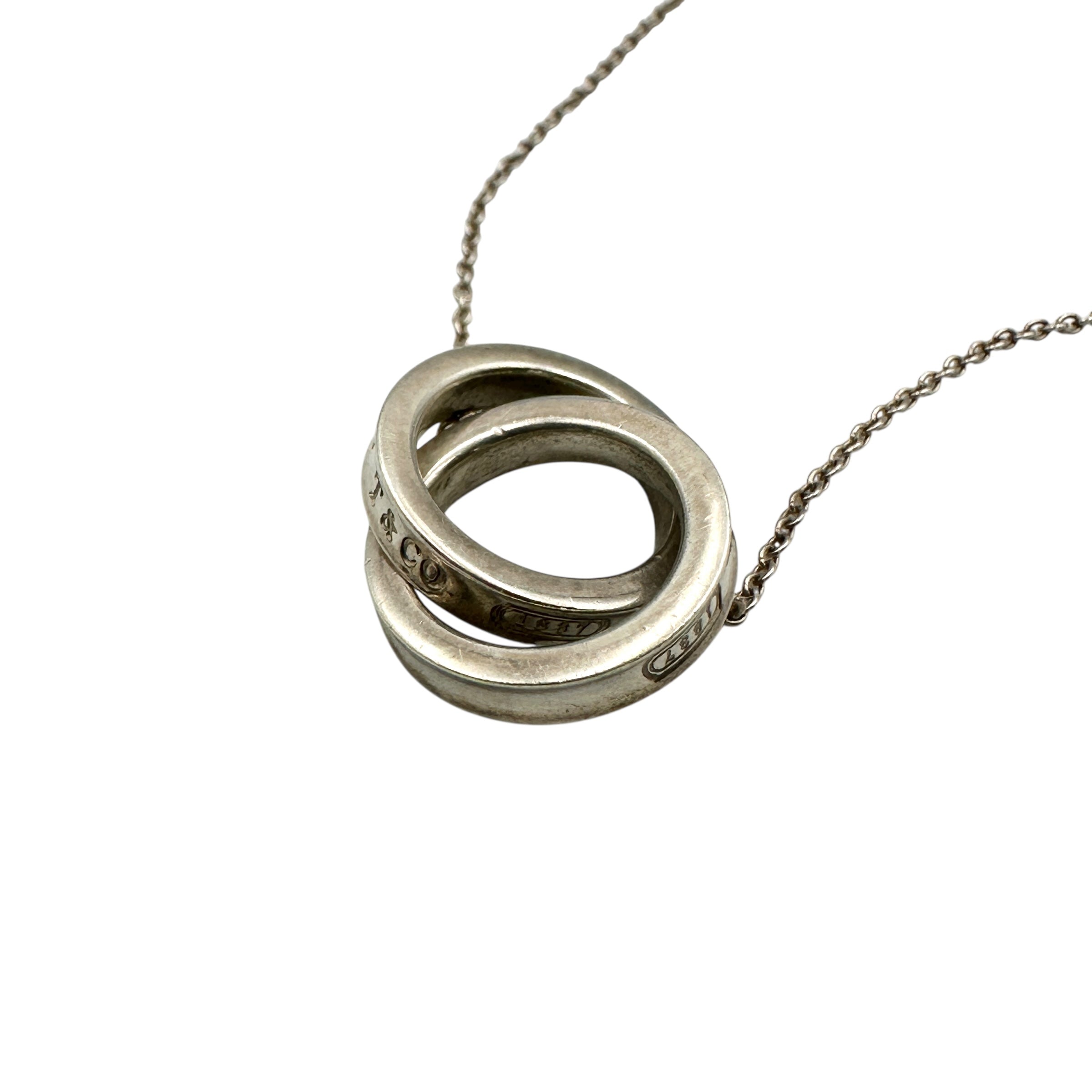 TIFFANY & Co. ティファニー ダブル リング ネックレス