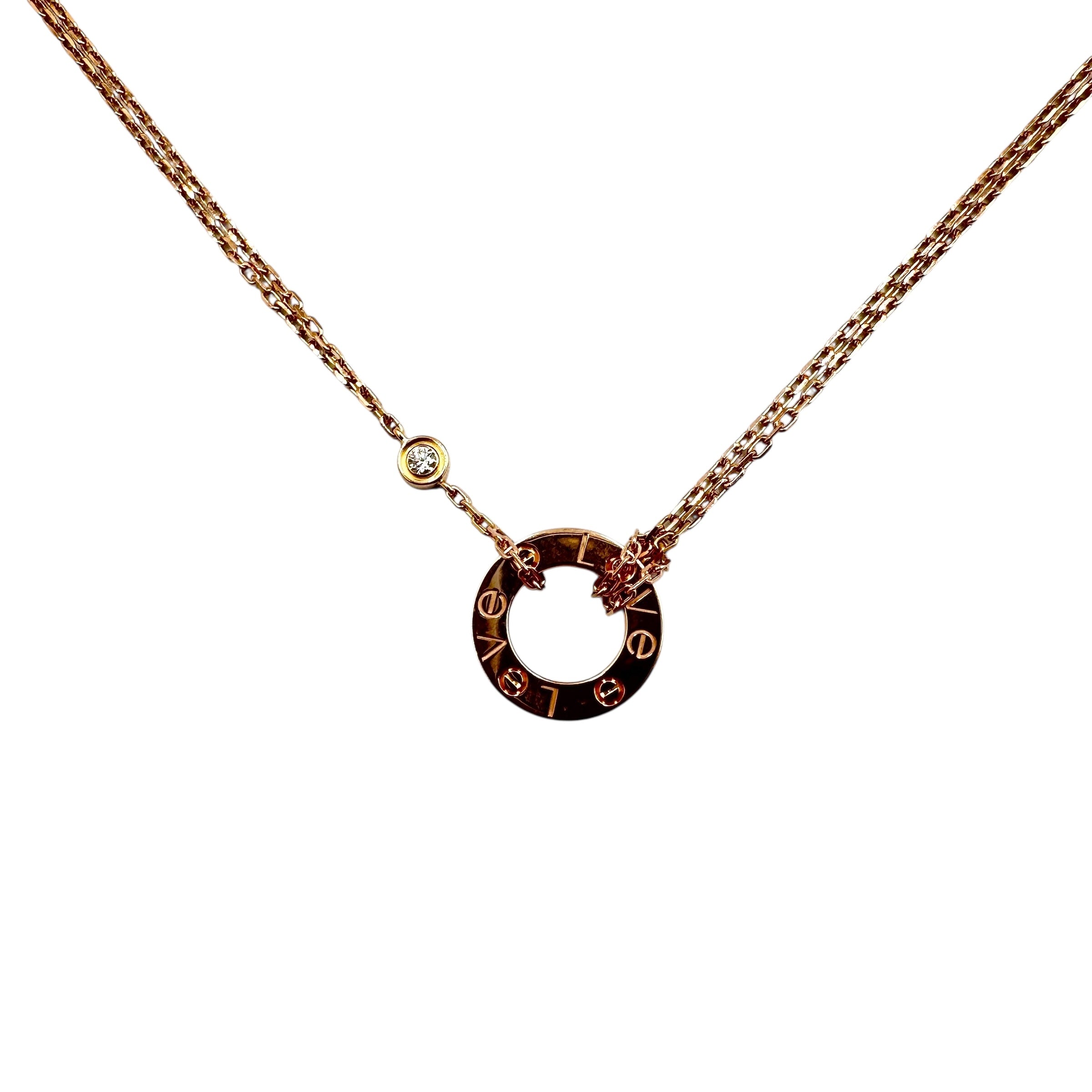 Cartier カルティエ ラブサークル ネックレス