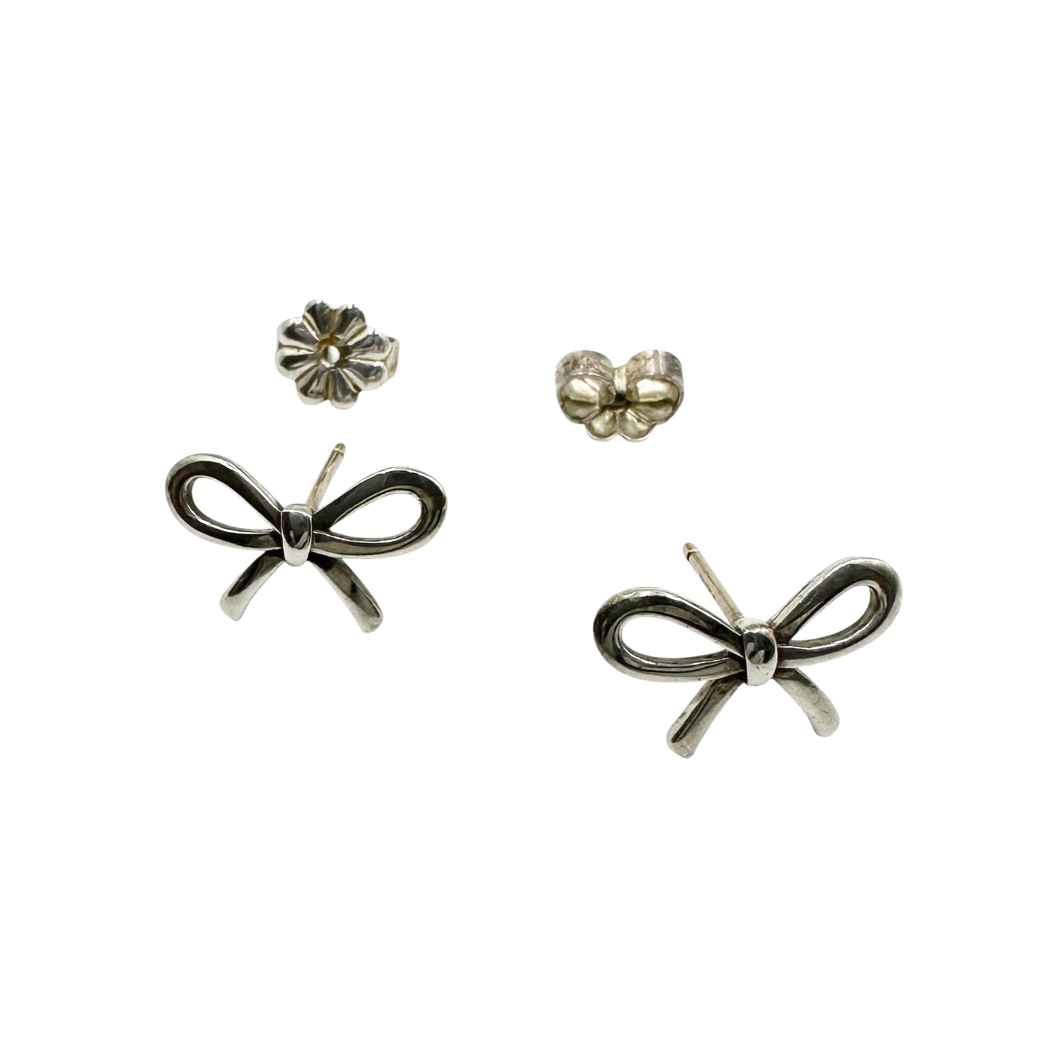 TIFFANY & Co. ティファニー リボンモチーフ ピアス