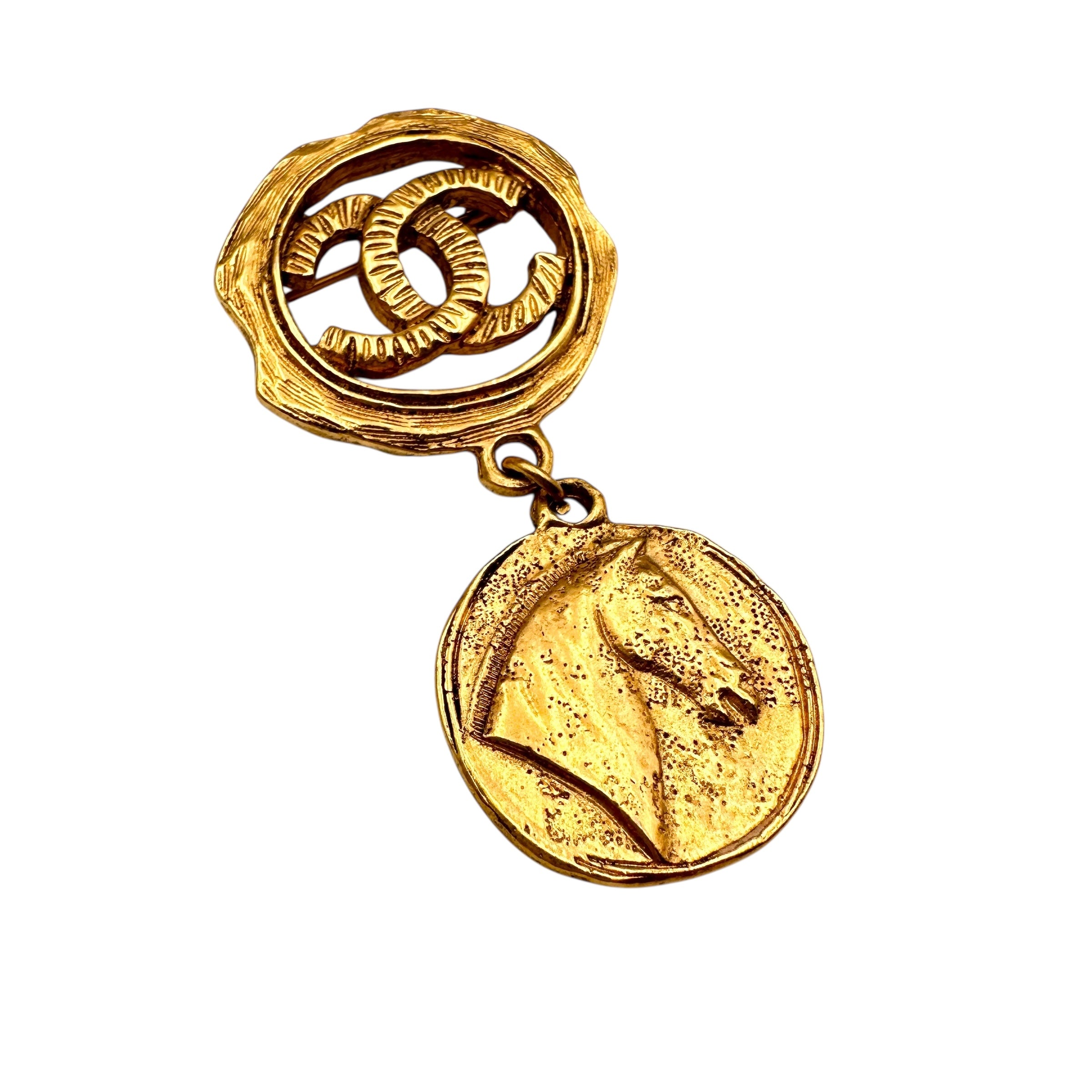 CHANEL シャネル ブローチ 馬