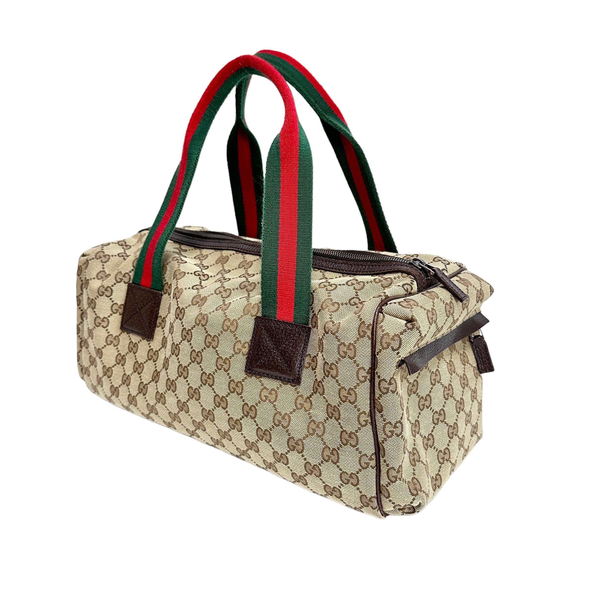 GUCCI グッチ GGキャンバス ボストンバッグ