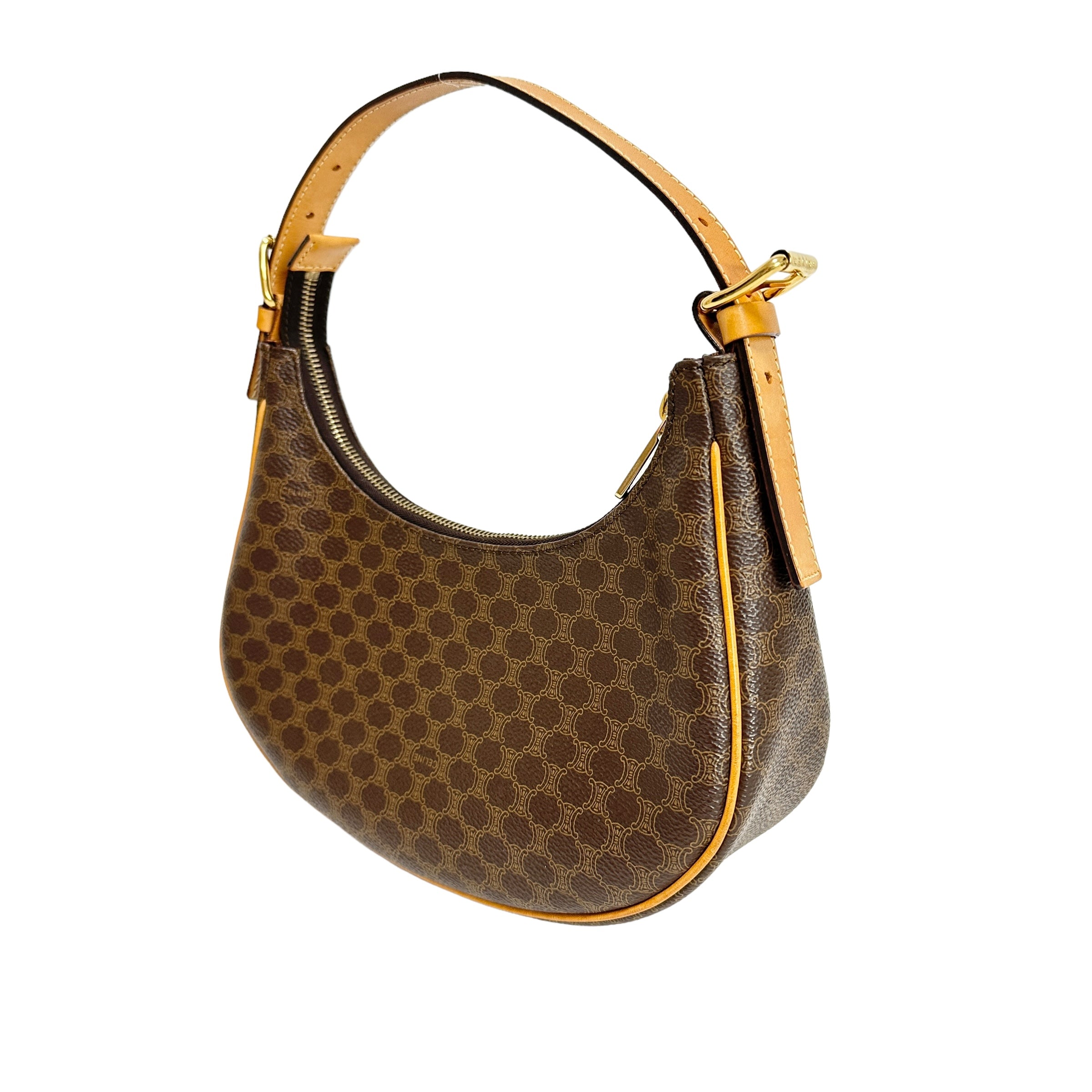 CELINE セリーヌ マカダム ワンショルダーバッグ