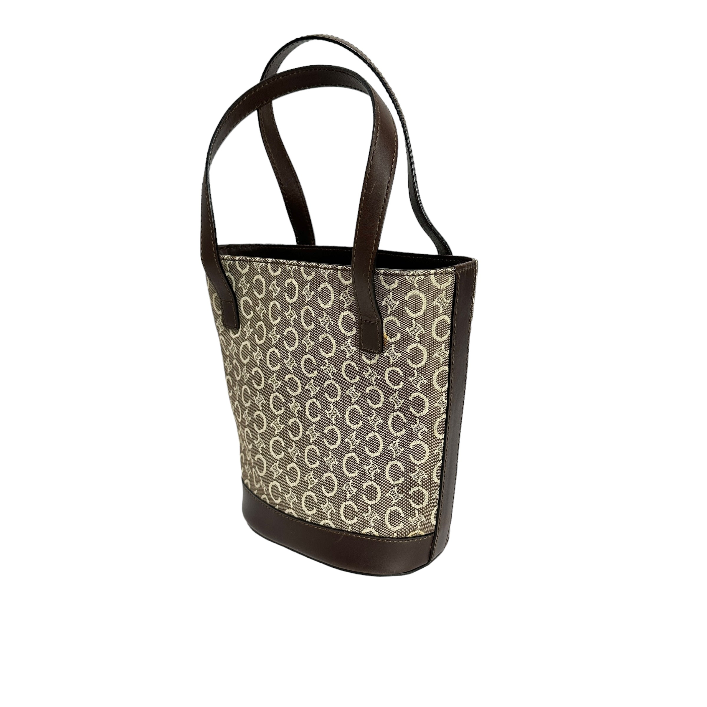 CELINE セリーヌ Cマカダム ハンドバッグ