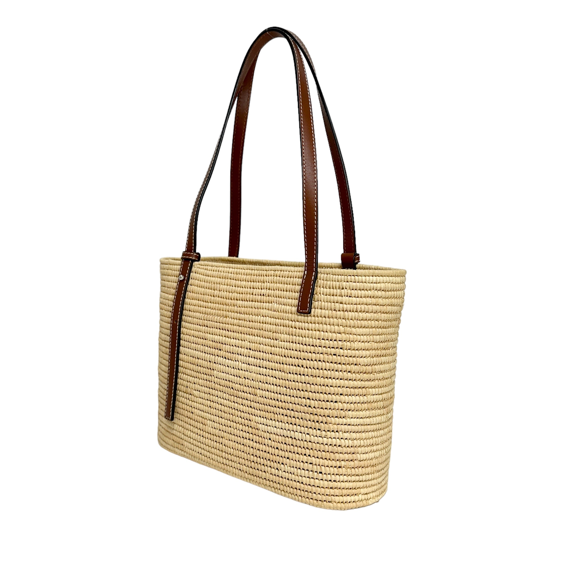 LOEWE ロエベ ラフィア バスケット トートバッグ