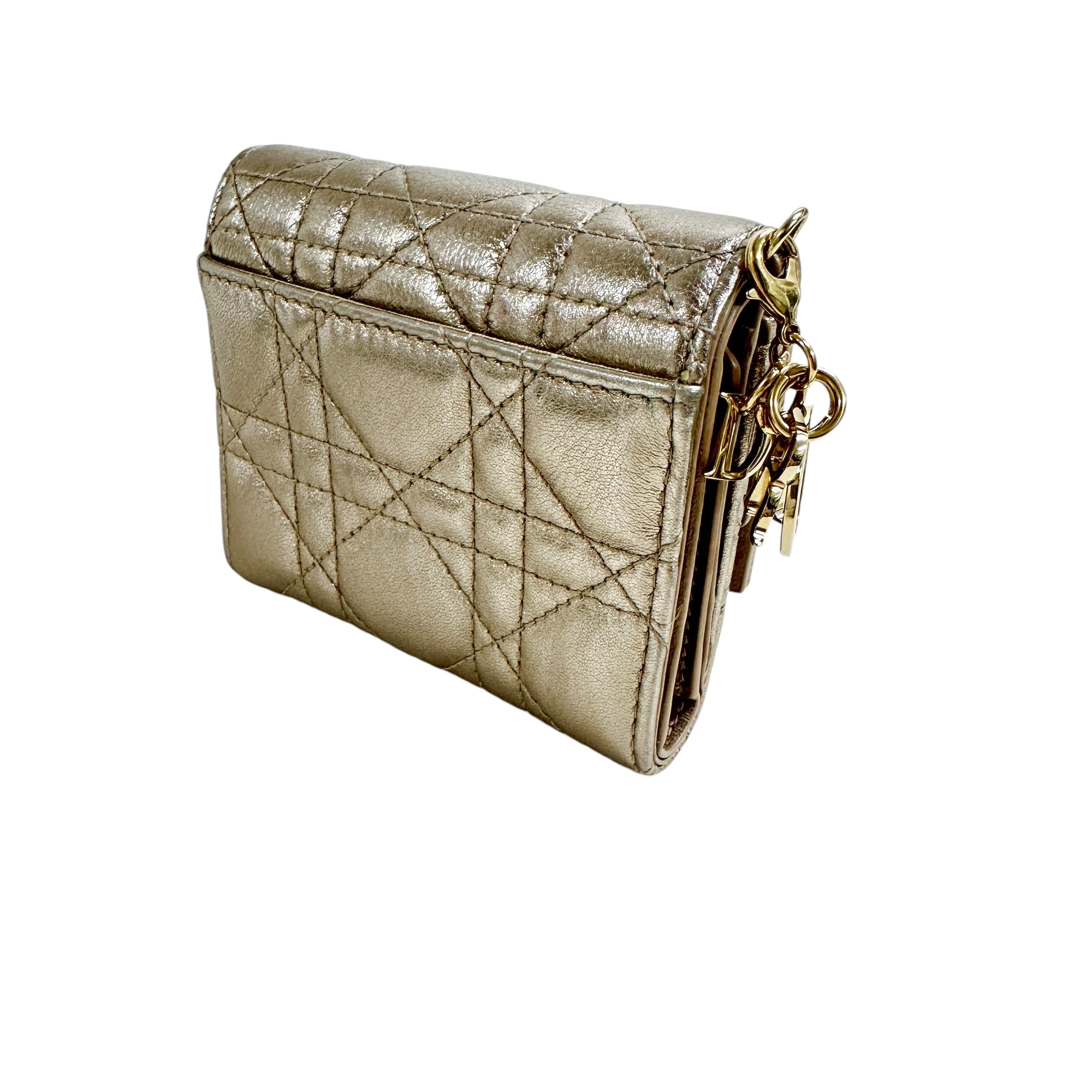 Christian Dior ディオール カナージュ シャイニー コンパクトウォレット