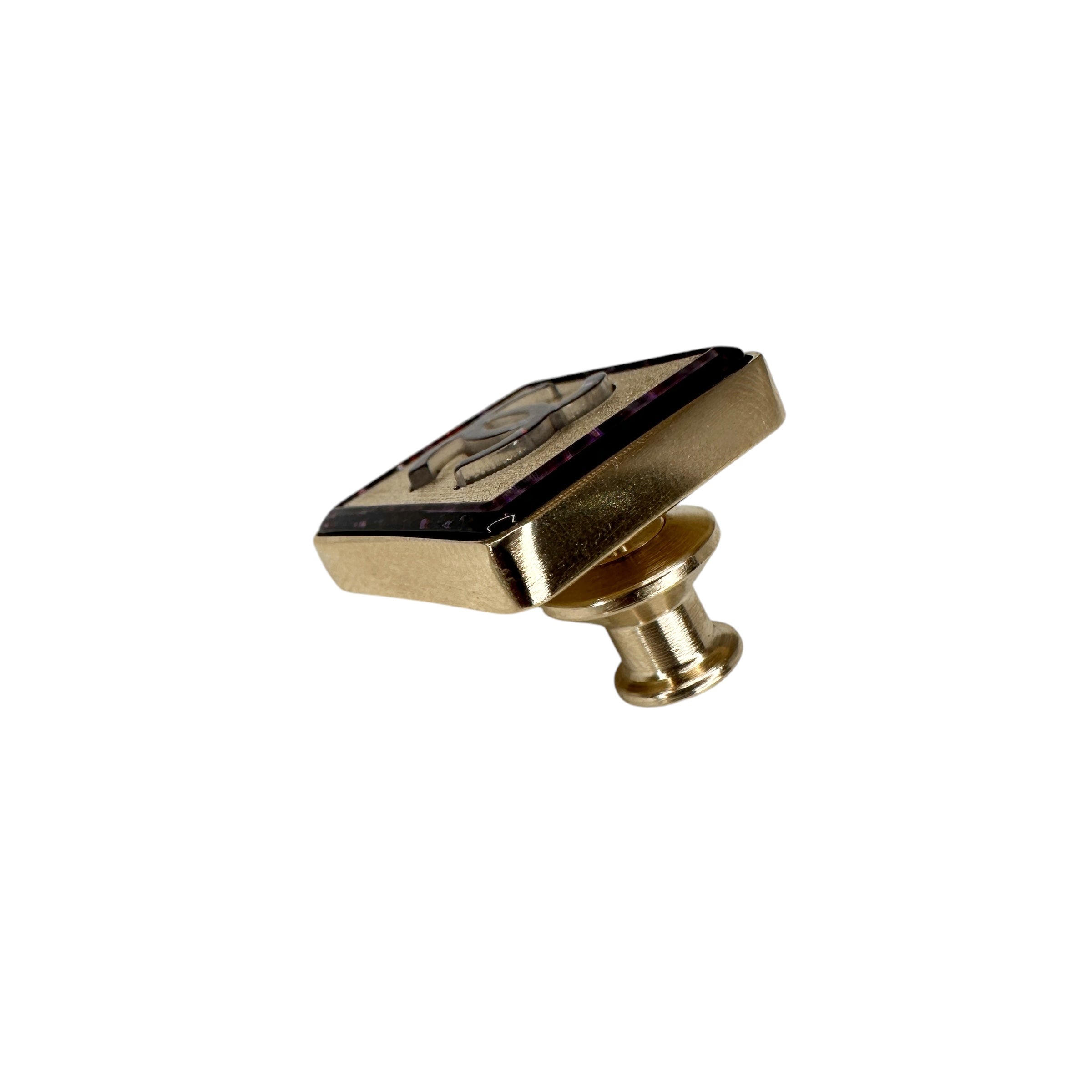 CHANEL シャネル スクエア ピンブローチ