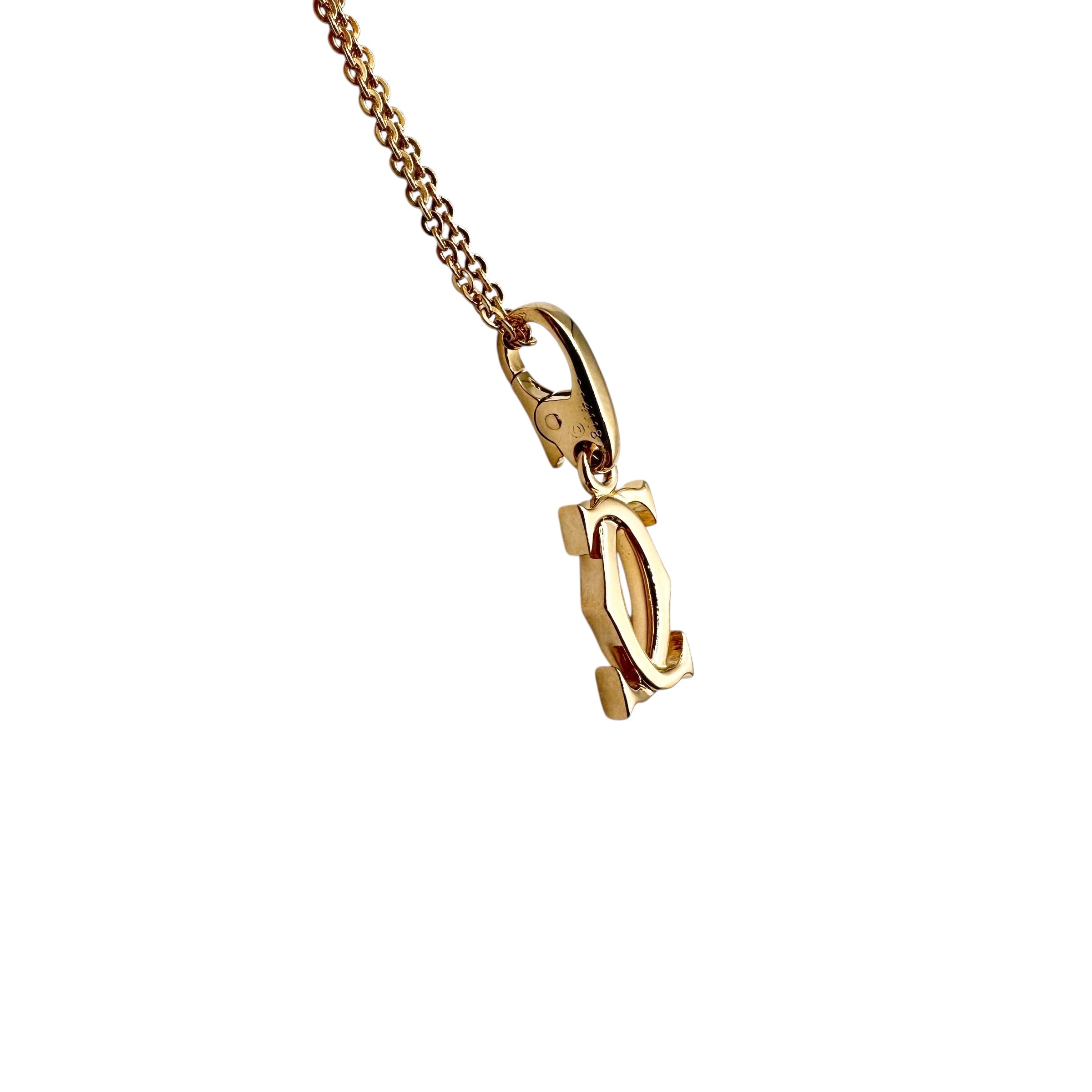 Cartier カルティエ 2Ⅽチャーム ネックレス