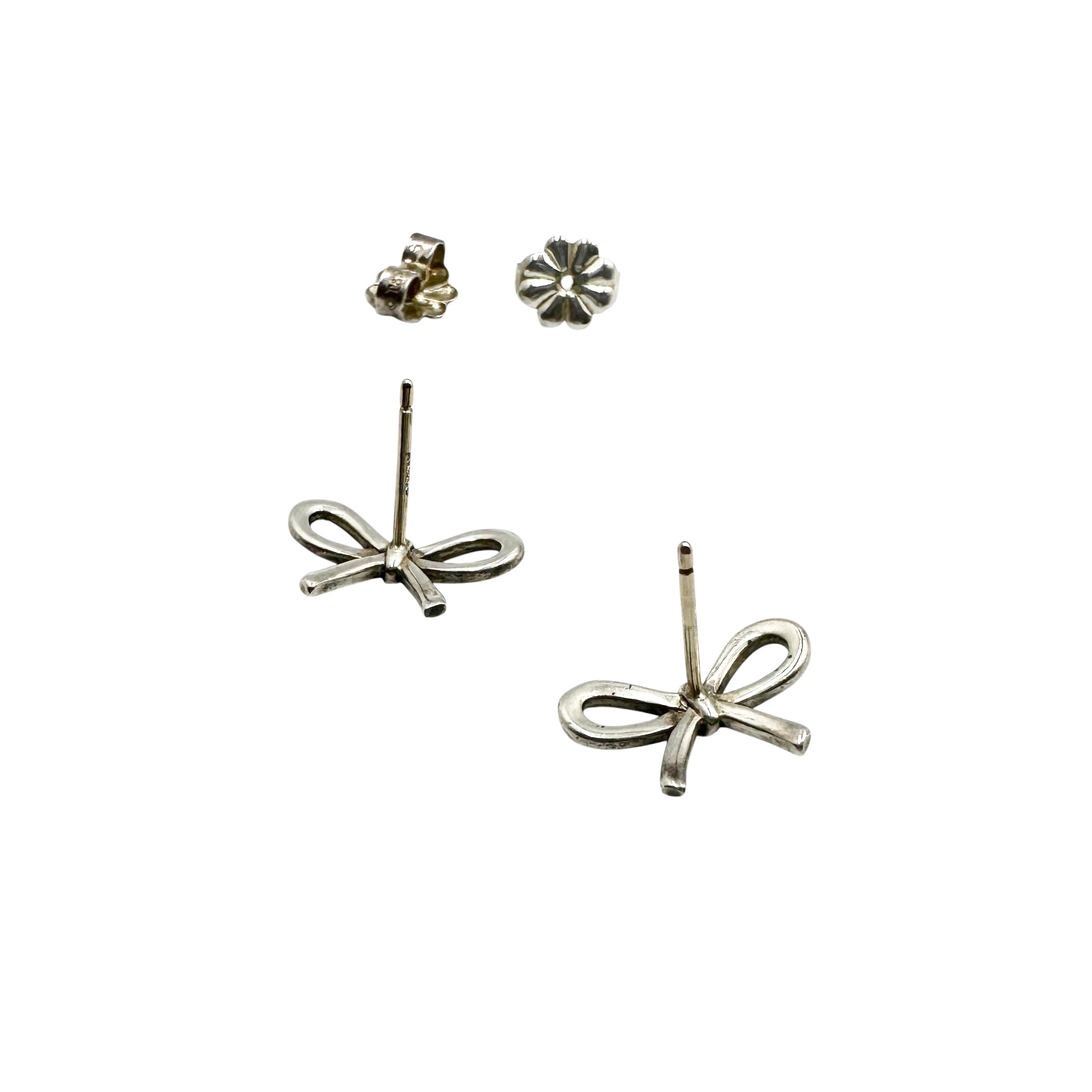 TIFFANY & Co. ティファニー リボンモチーフ ピアス
