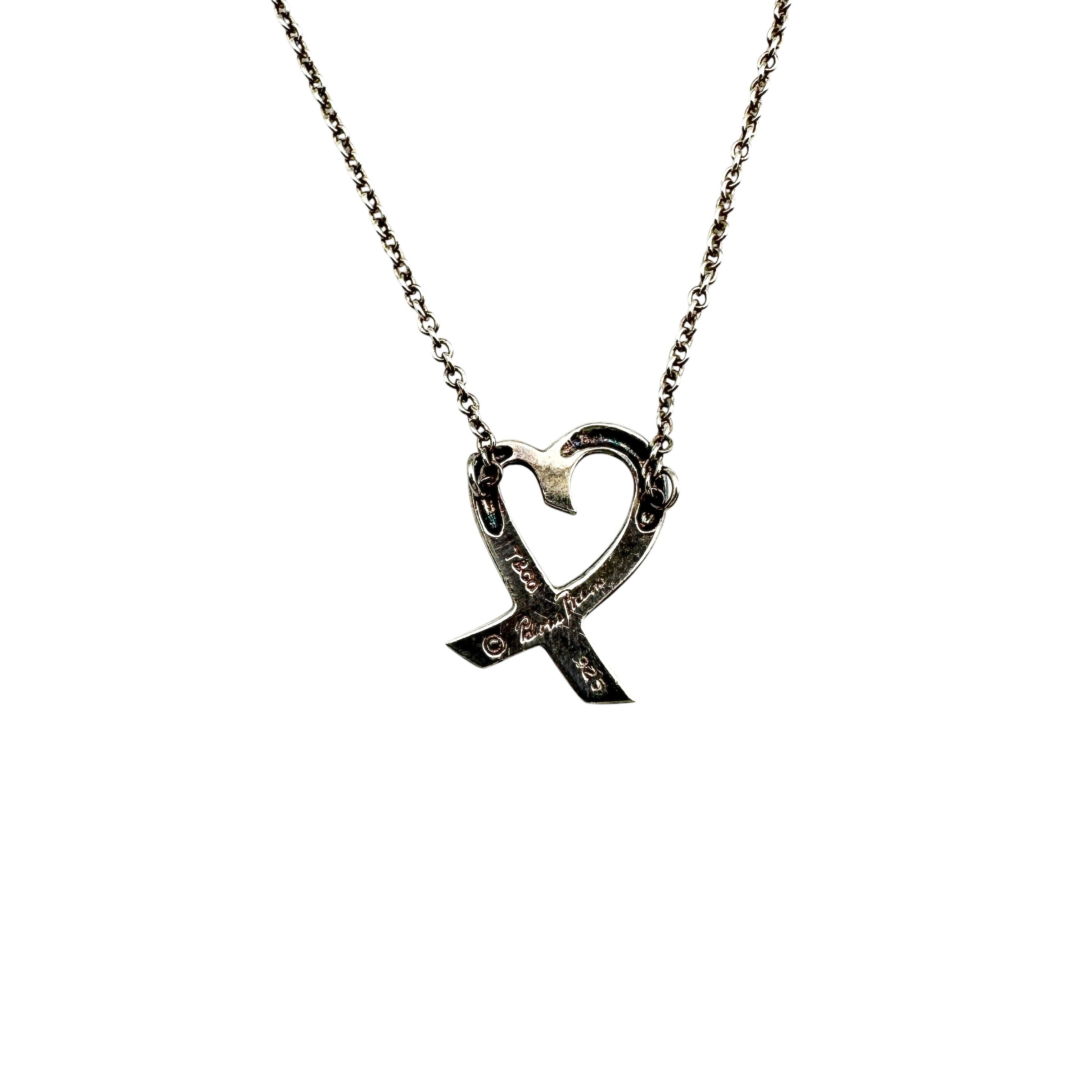 TIFFANY & Co. ティファニー ラビングハート ネックレス