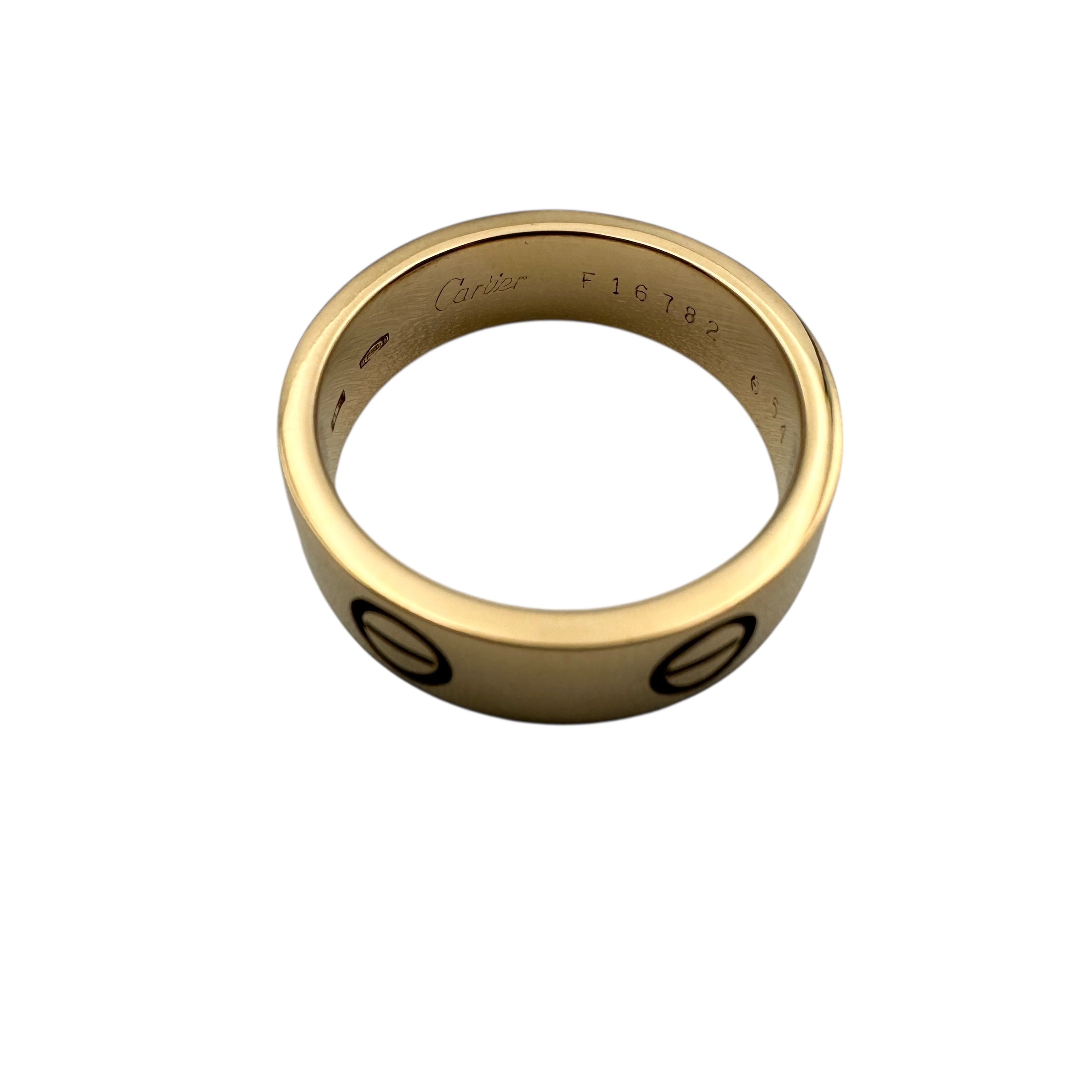 Cartier カルティエ ラブ リング K18YG #54