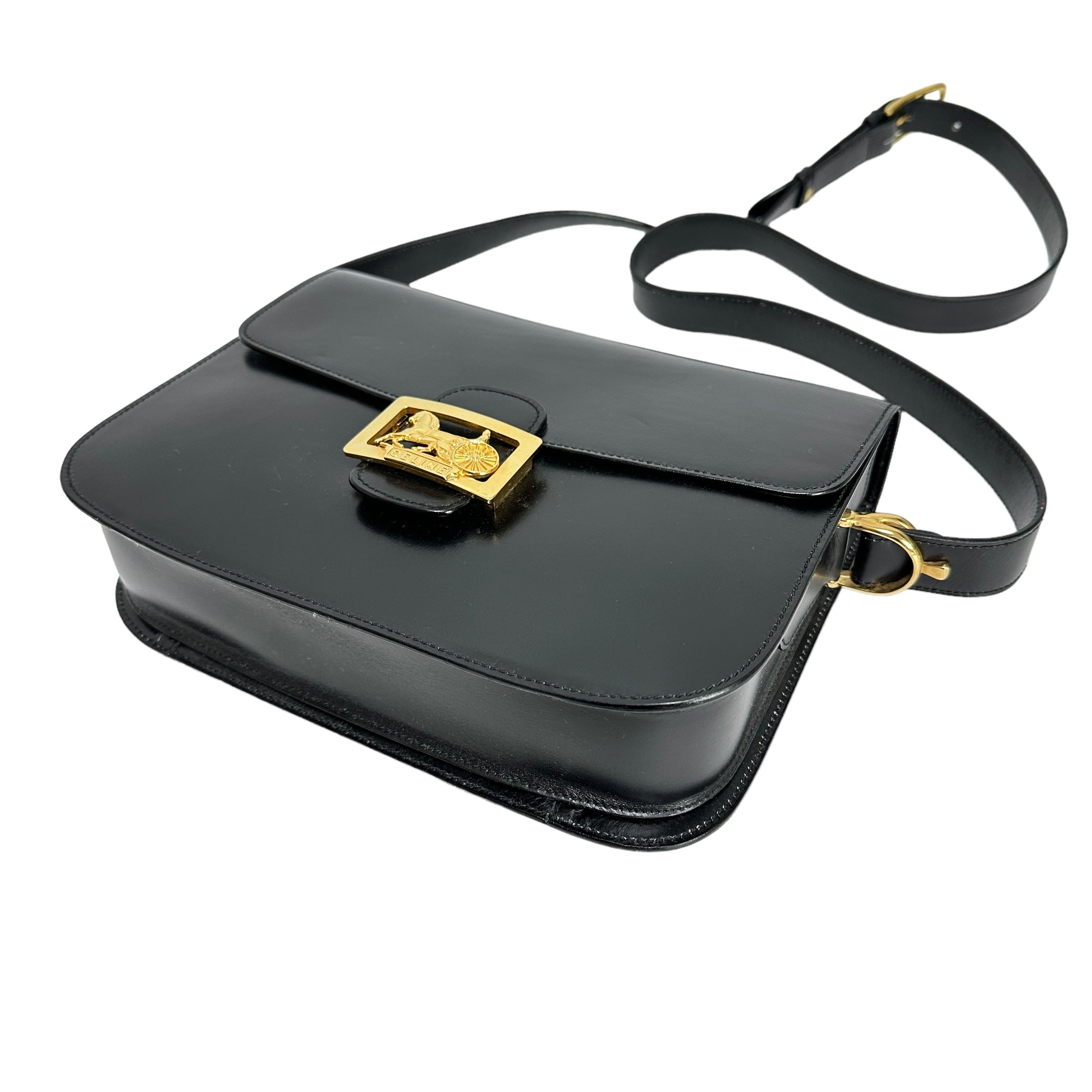 CELINE セリーヌ 馬車レザーショルダー