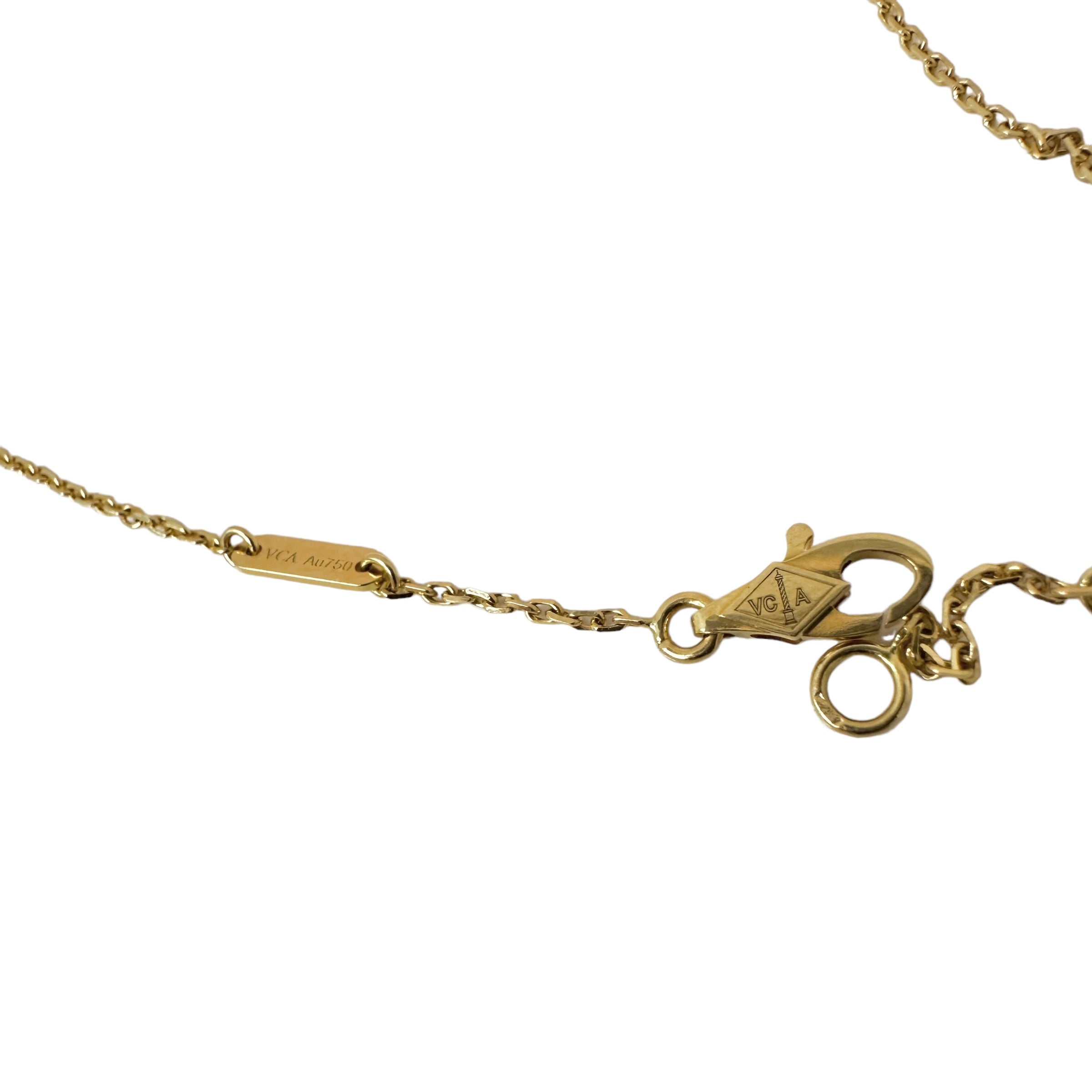 VanCleef & Arpels ヴァンクリーフ&アーペル スウィートアルハンブラ パピヨン ネックレス