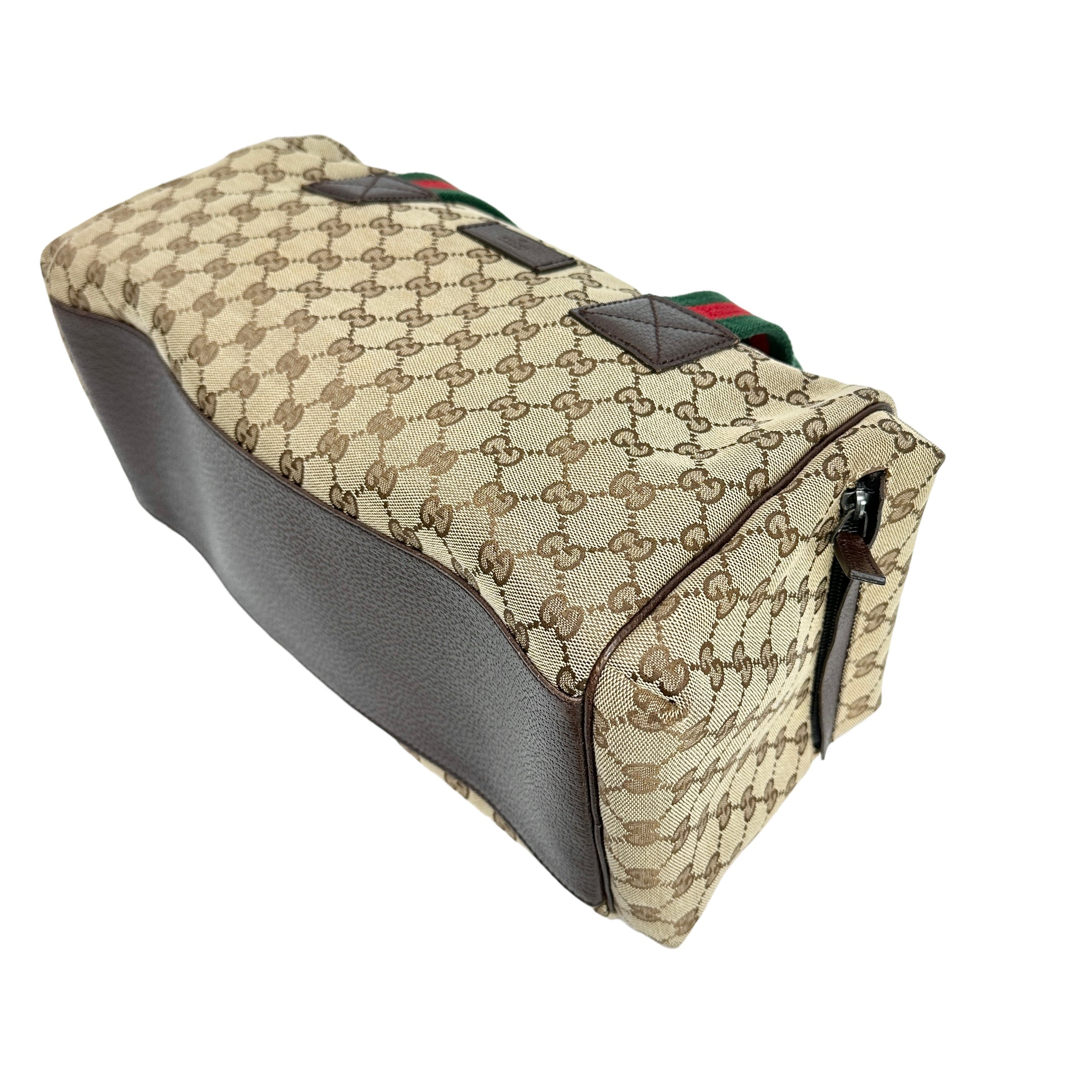 GUCCI グッチ GGキャンバス ボストンバッグ