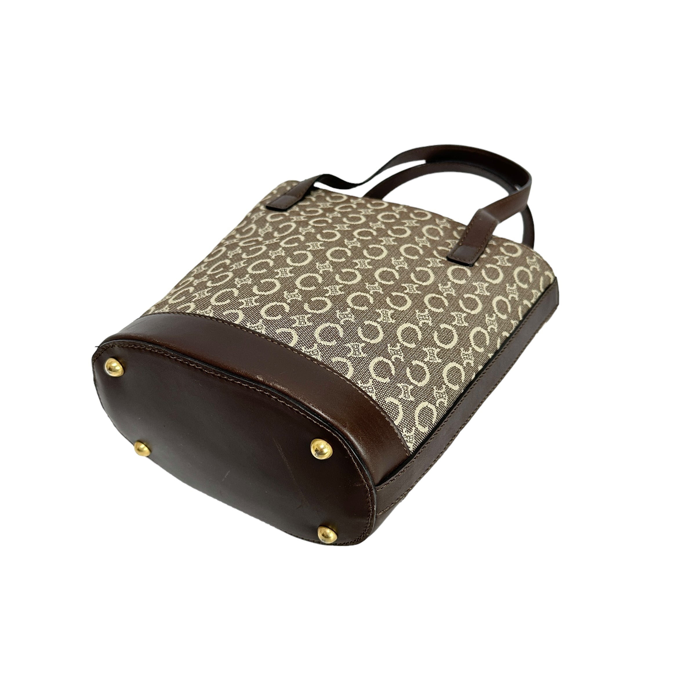 CELINE セリーヌ Cマカダム ハンドバッグ