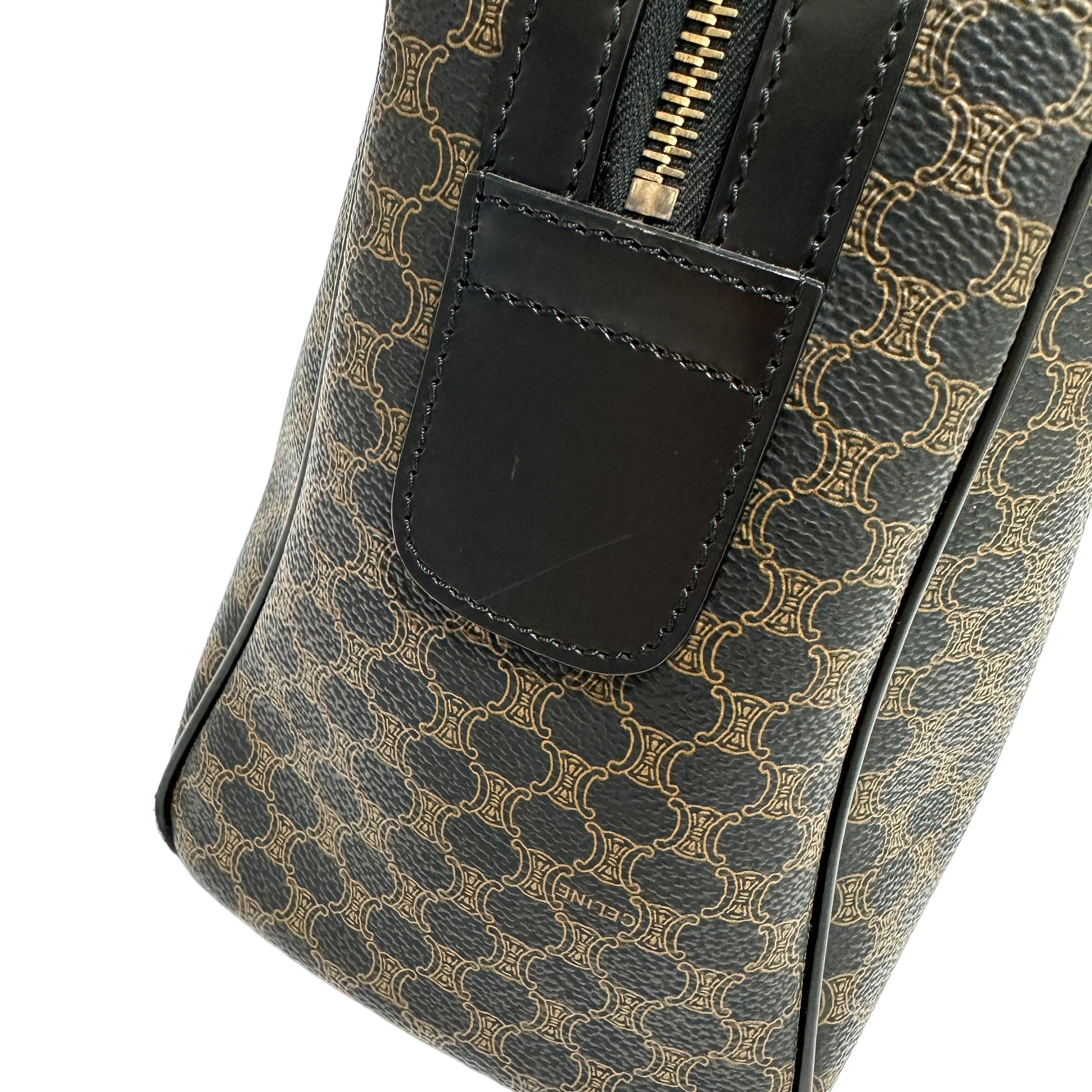 CELINE セリーヌ マカダム ボストンバッグ