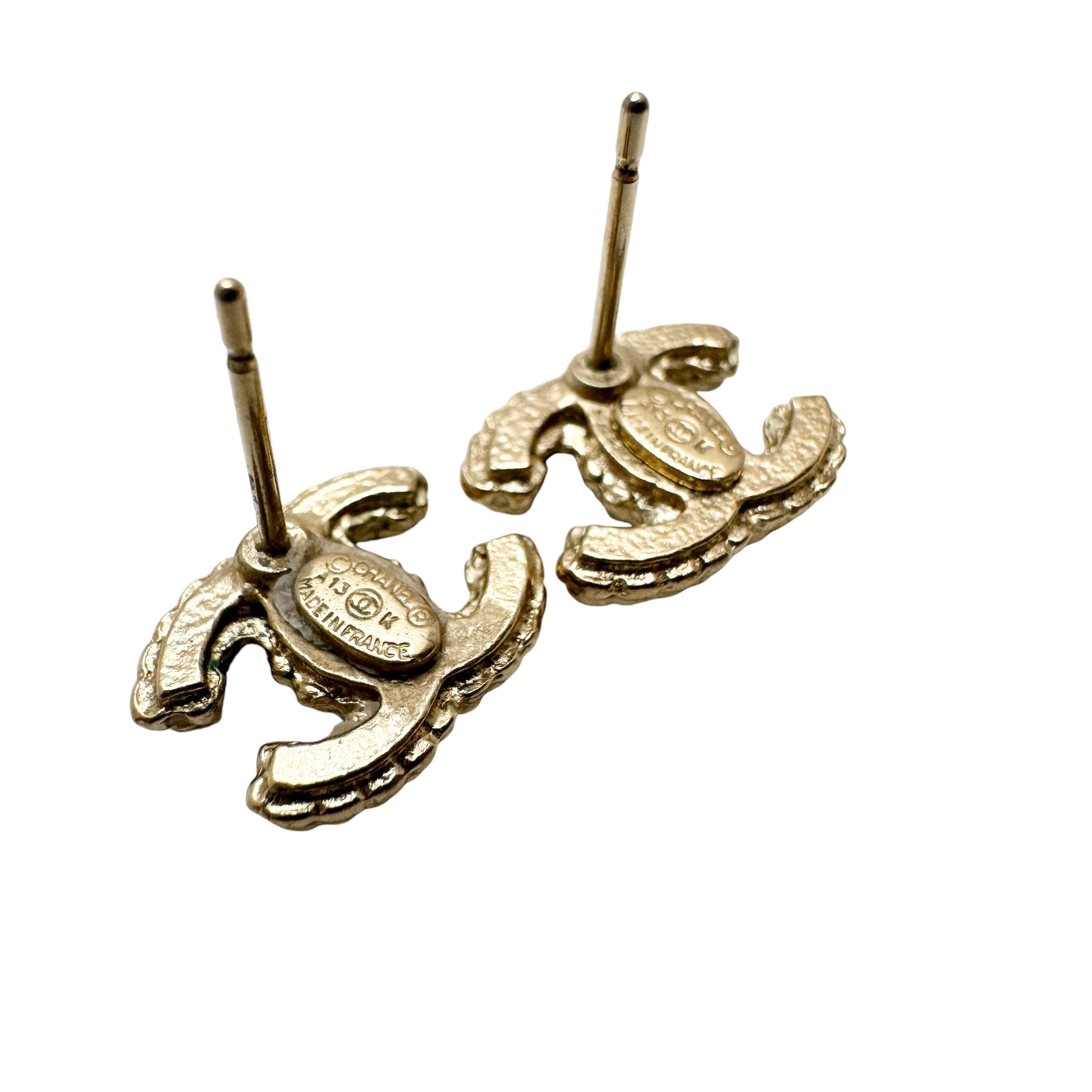 CHANEL シャネル ラインストーン ピアス