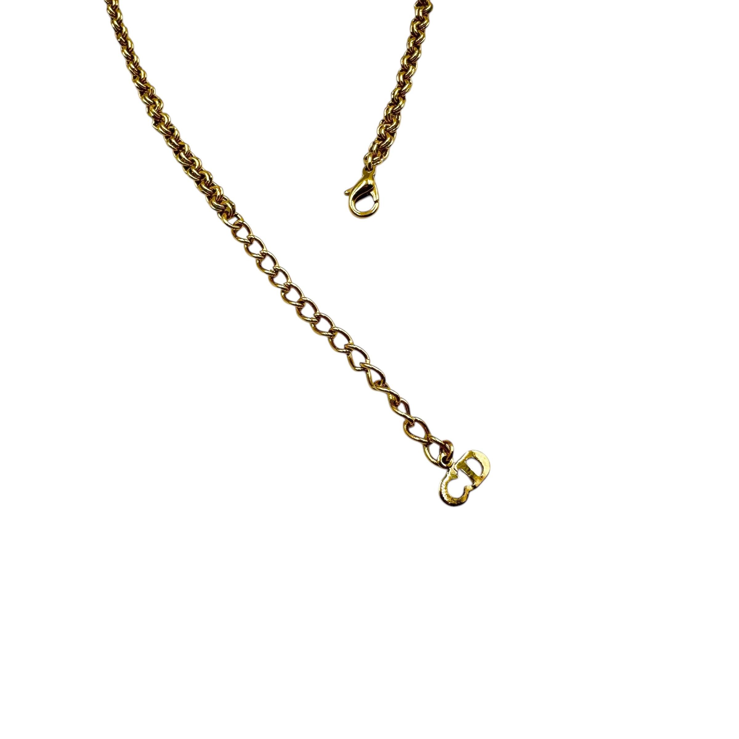 Christian Dior ディオール ラインストーン ネックレス