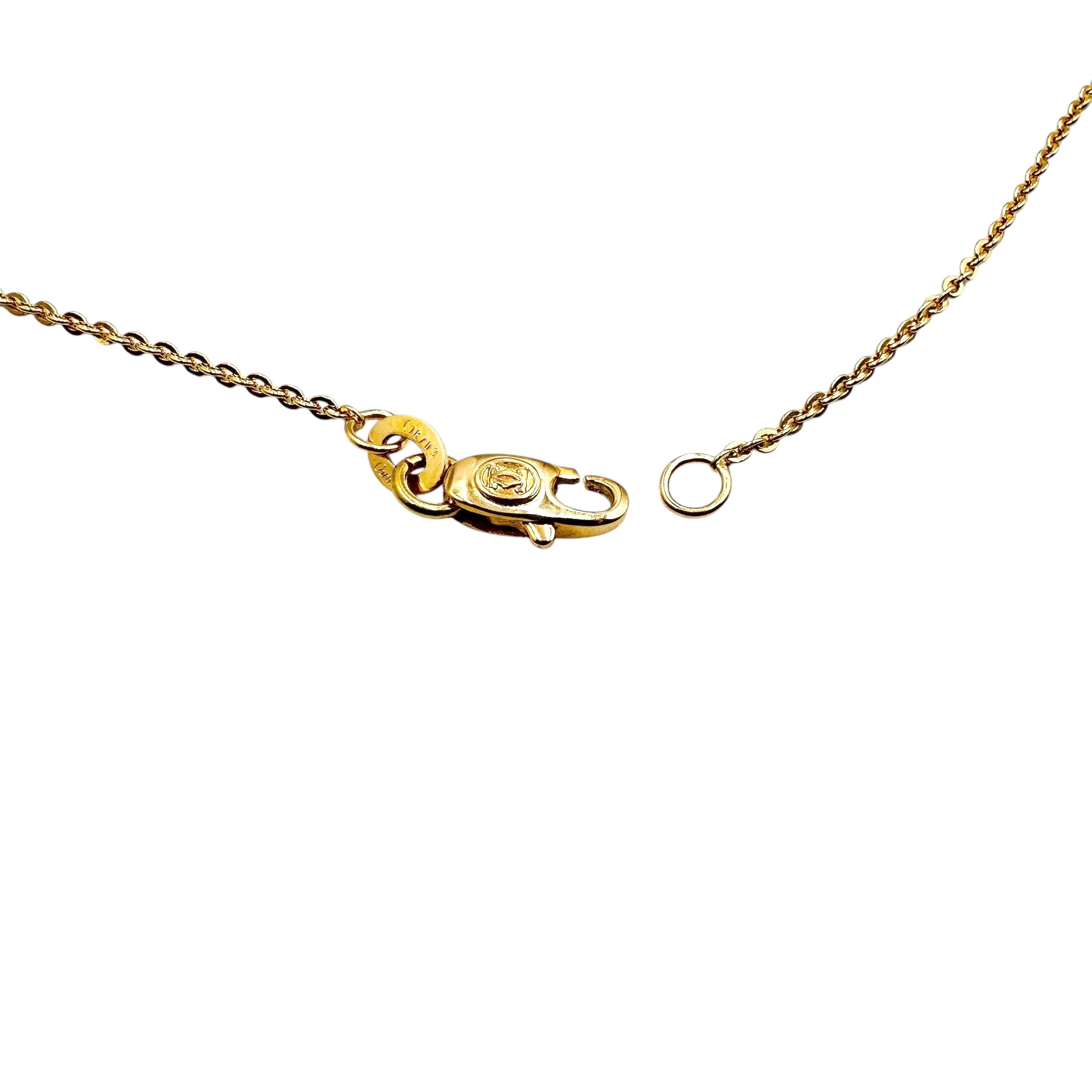 Cartier カルティエ 2Ⅽチャーム ネックレス