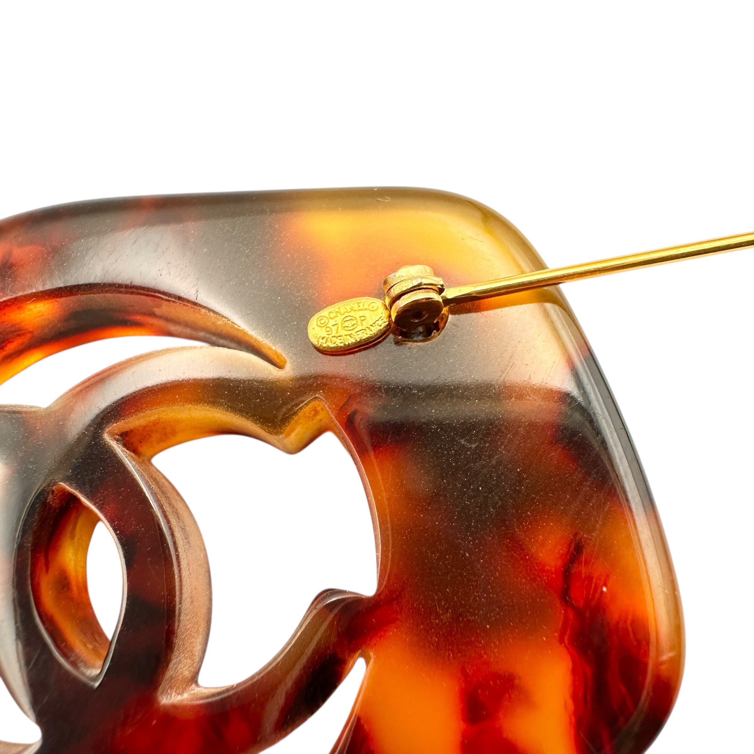 CHANEL シャネル べっ甲 ブローチ