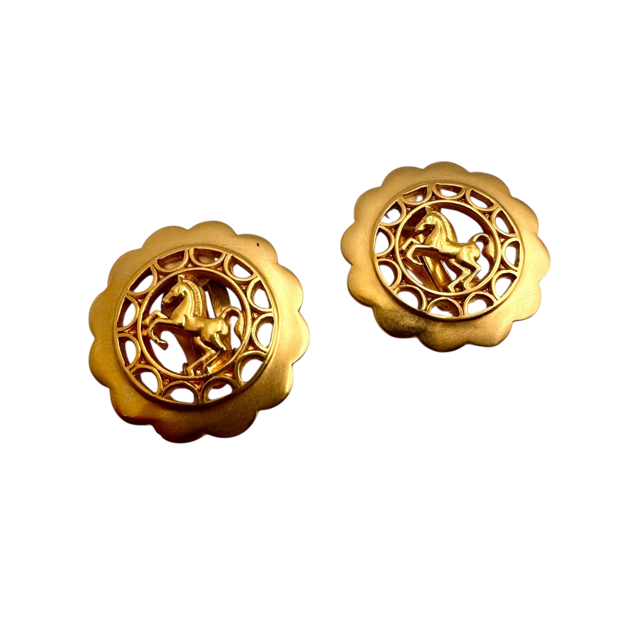 HERMES エルメス ホース イヤリング