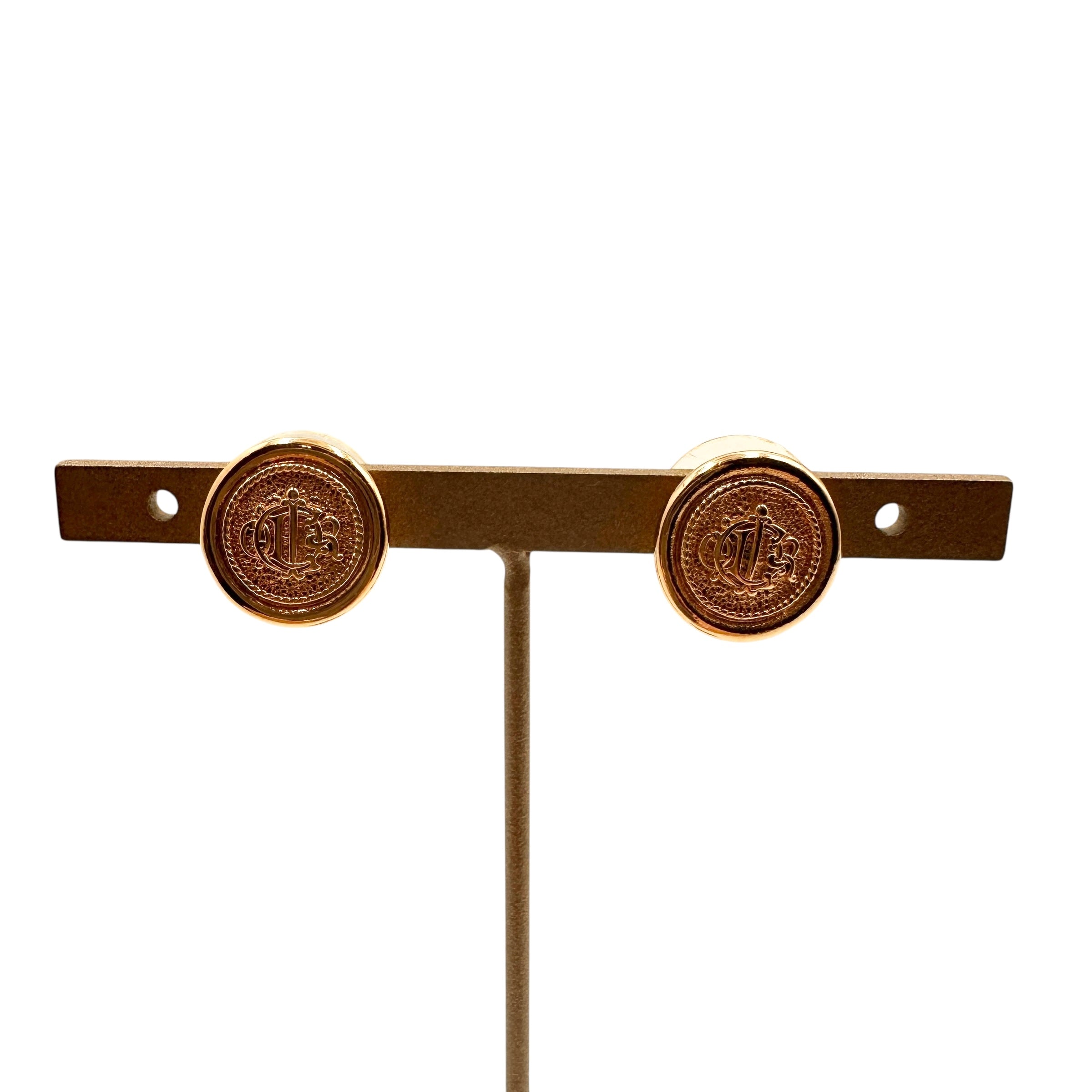 Christian Dior ディオール ラウンド ピアス