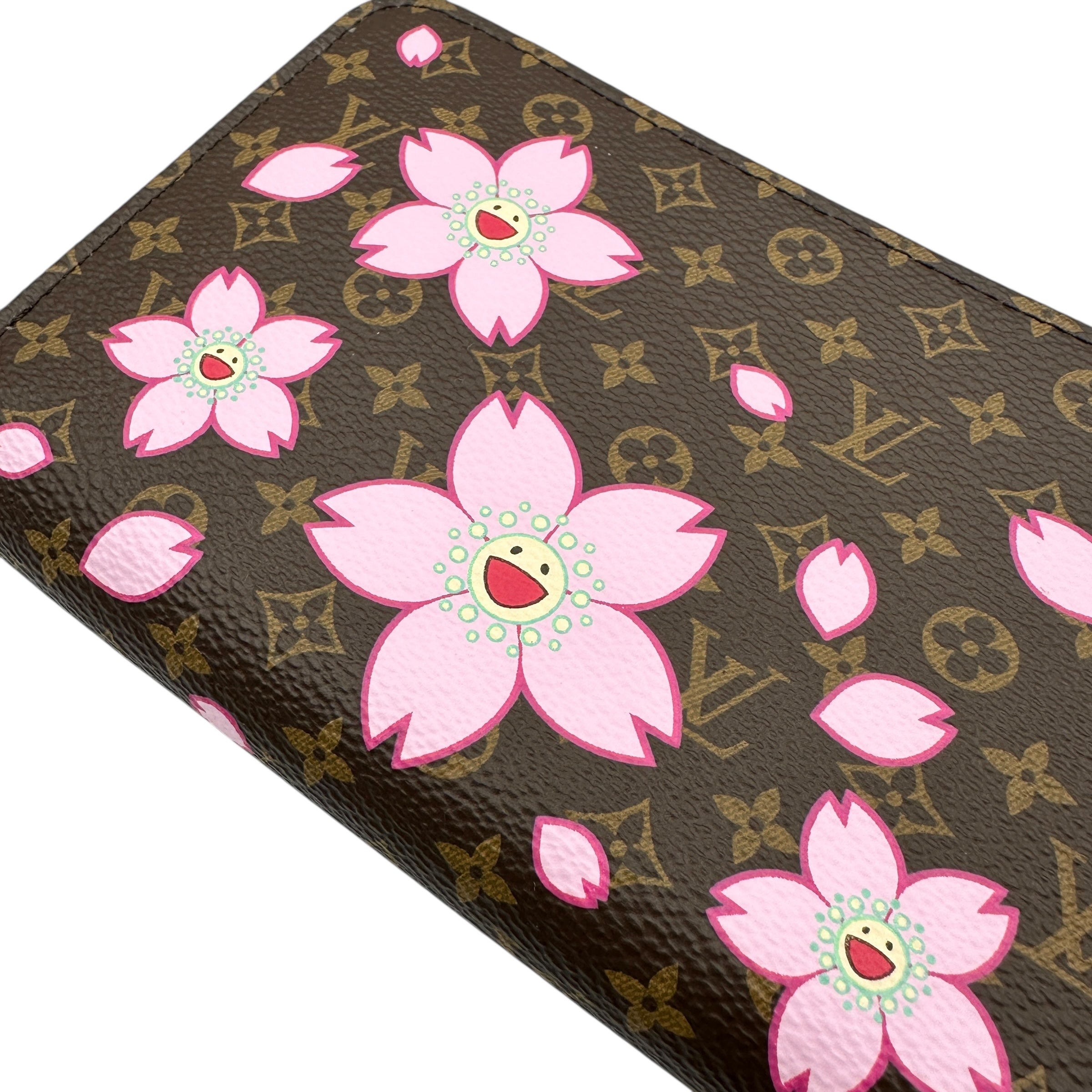 LOUIS VUITTON ルイ・ヴィトン モノグラム M13433 ジッピーウォレット 村上隆