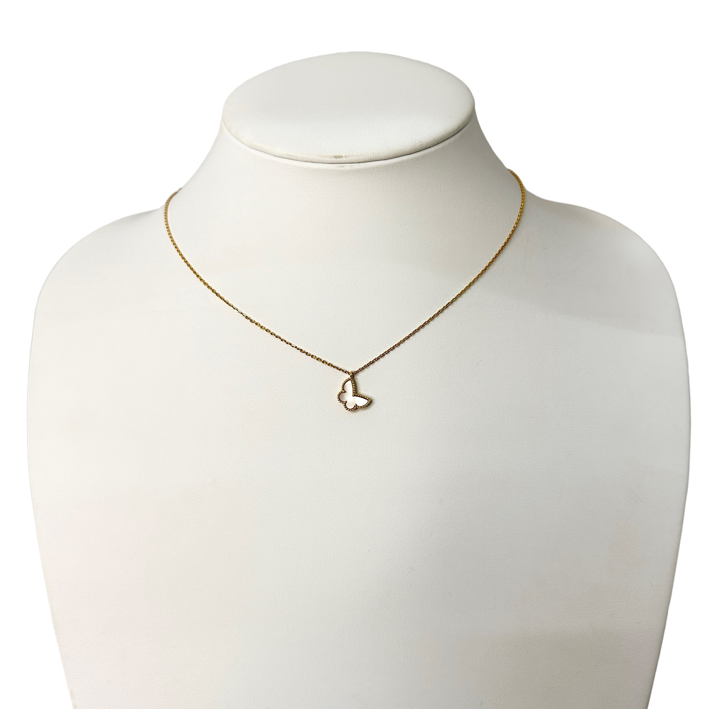 VanCleef & Arpels ヴァンクリーフ&アーペル スウィートアルハンブラ パピヨン ネックレス