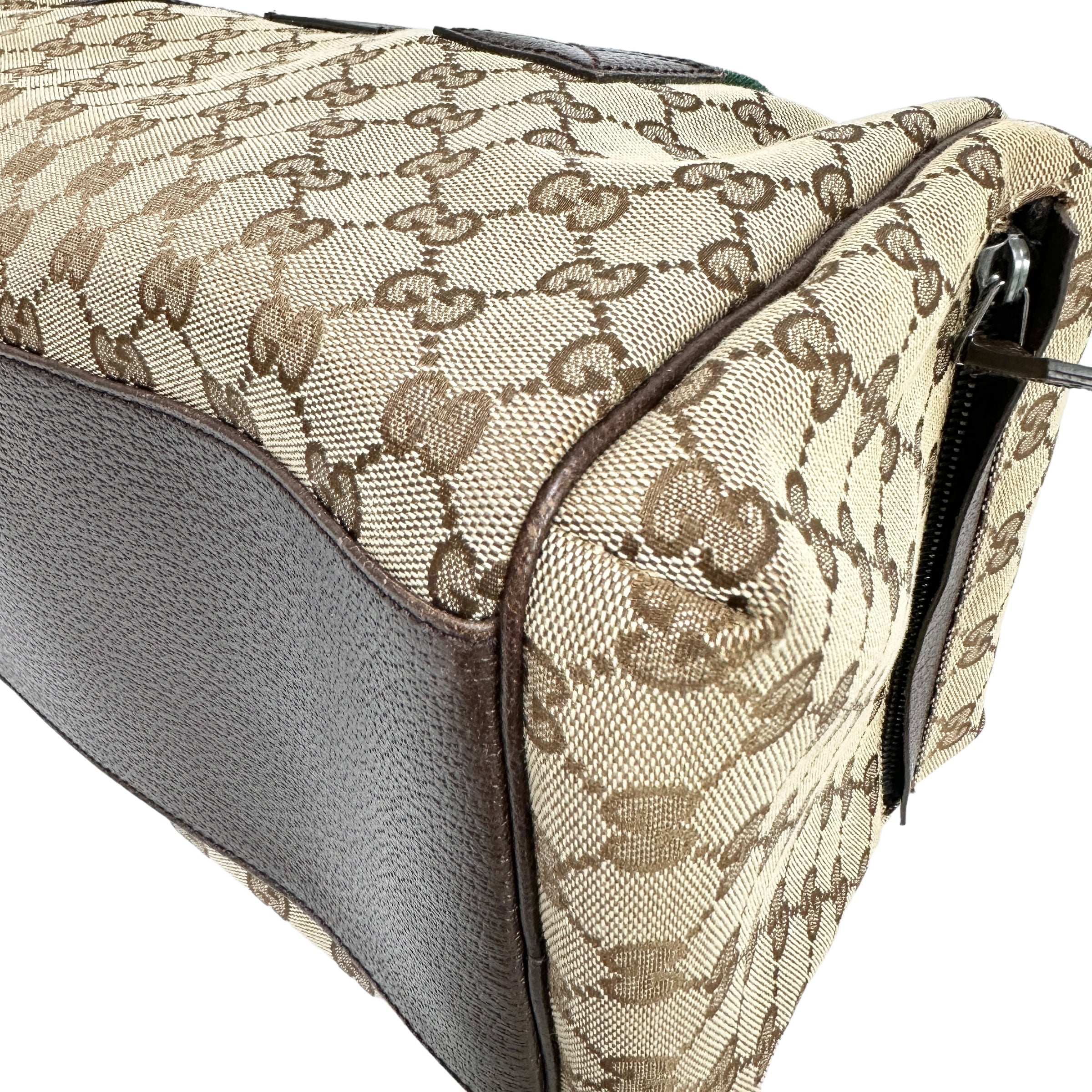 GUCCI グッチ GGキャンバス ボストンバッグ