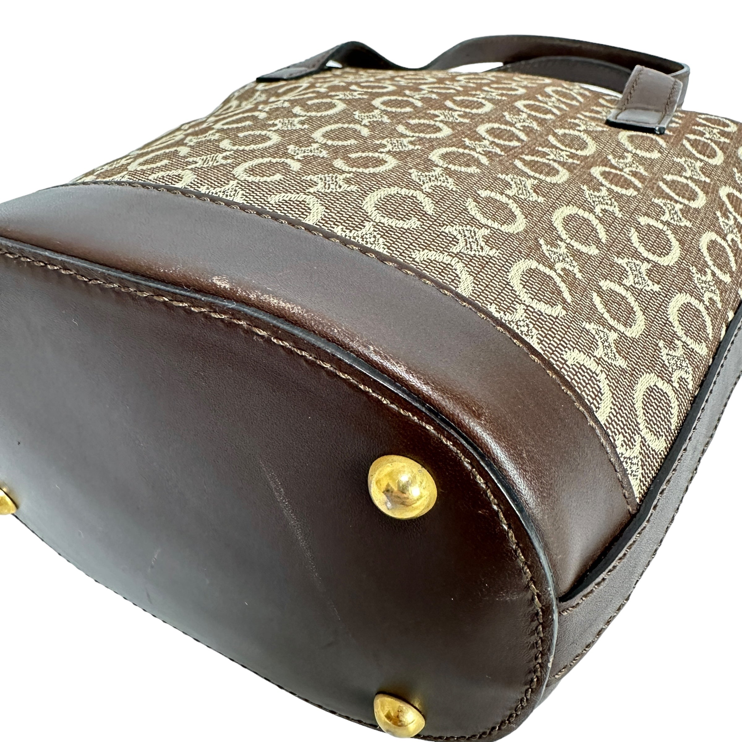 CELINE セリーヌ Cマカダム ハンドバッグ