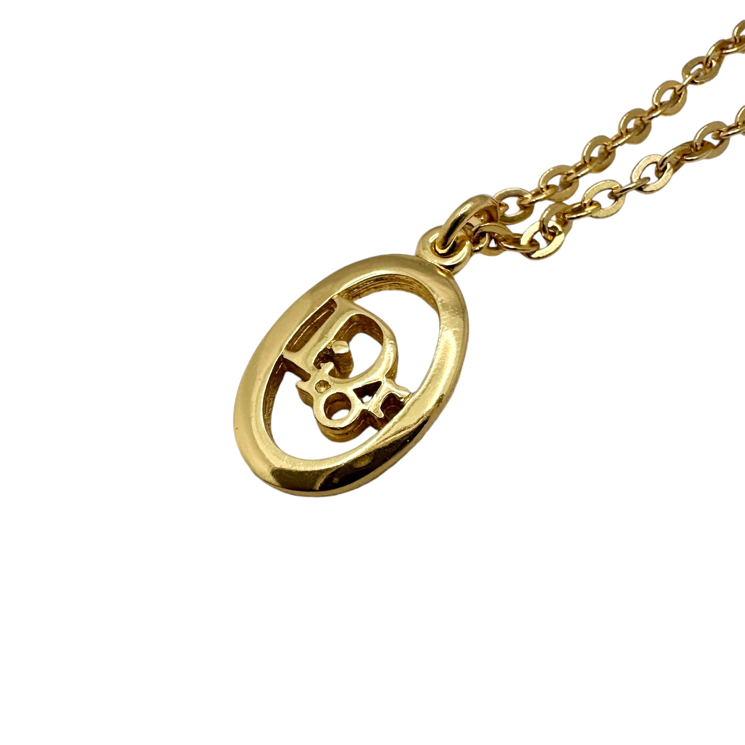 Christian Dior ディオール CDロゴ ネックレス