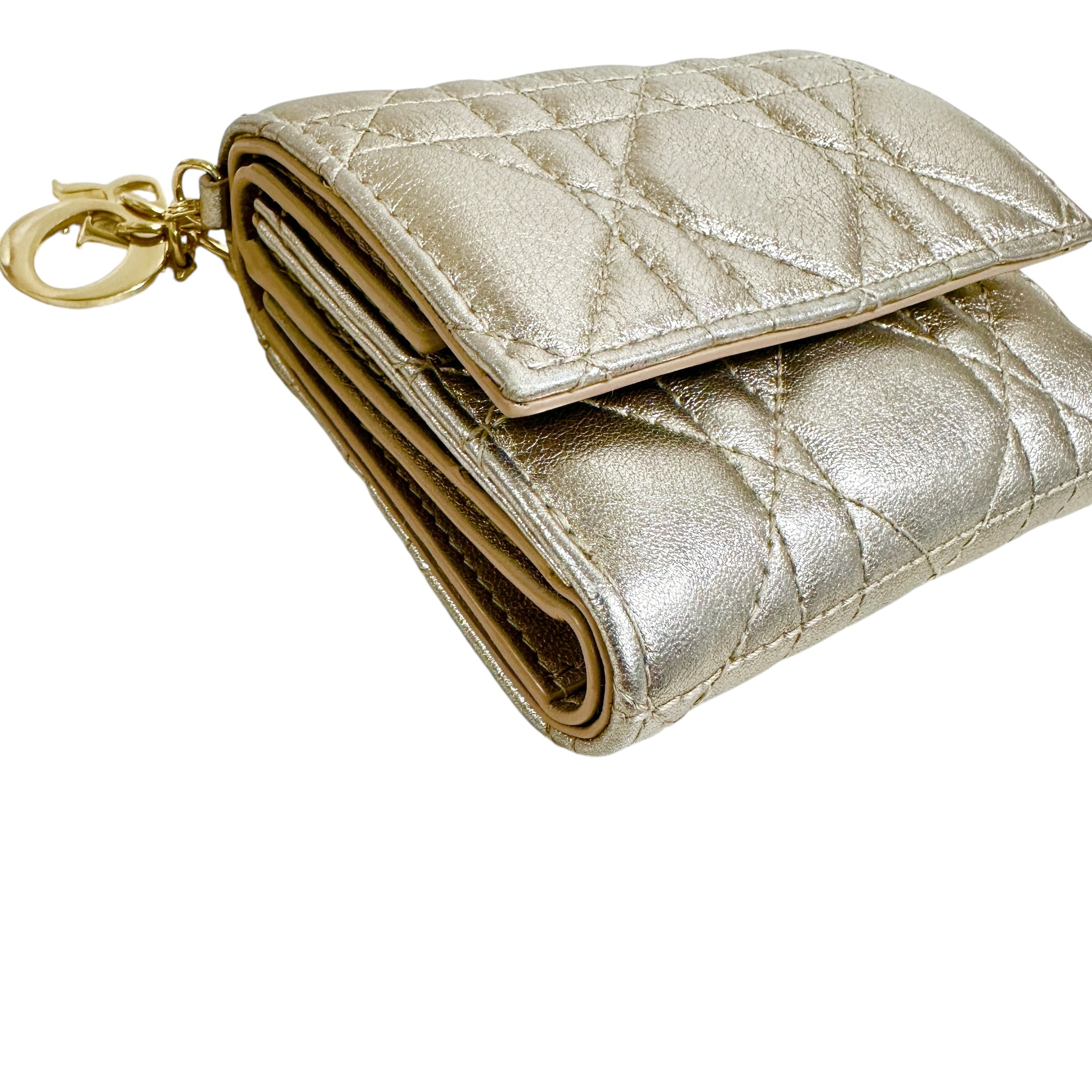 Christian Dior ディオール カナージュ シャイニー コンパクトウォレット
