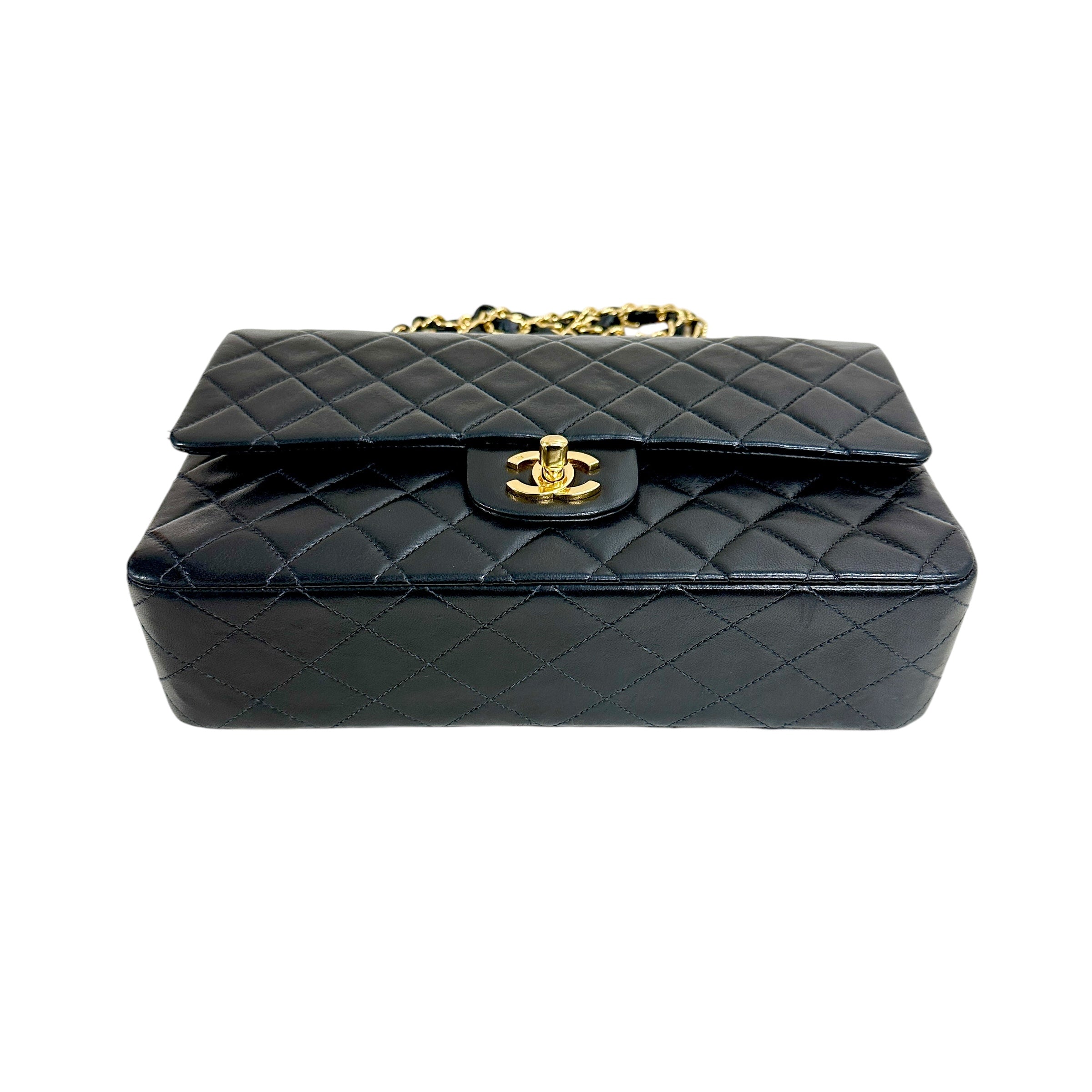 CHANEL シャネル マトラッセ 25 ダブルフラップ チェーンショルダーバッグ