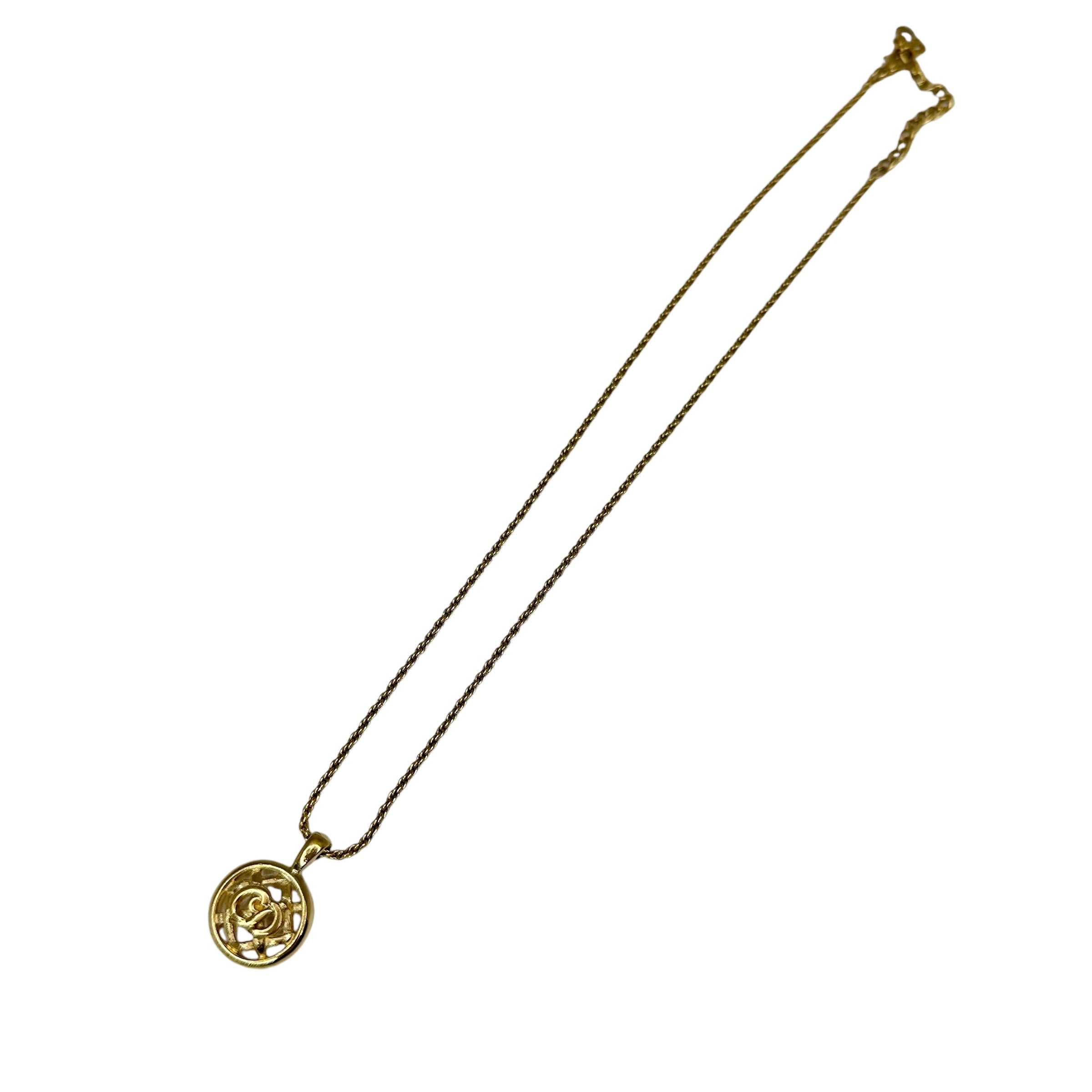 Christian Dior ディオール ロゴネックレス