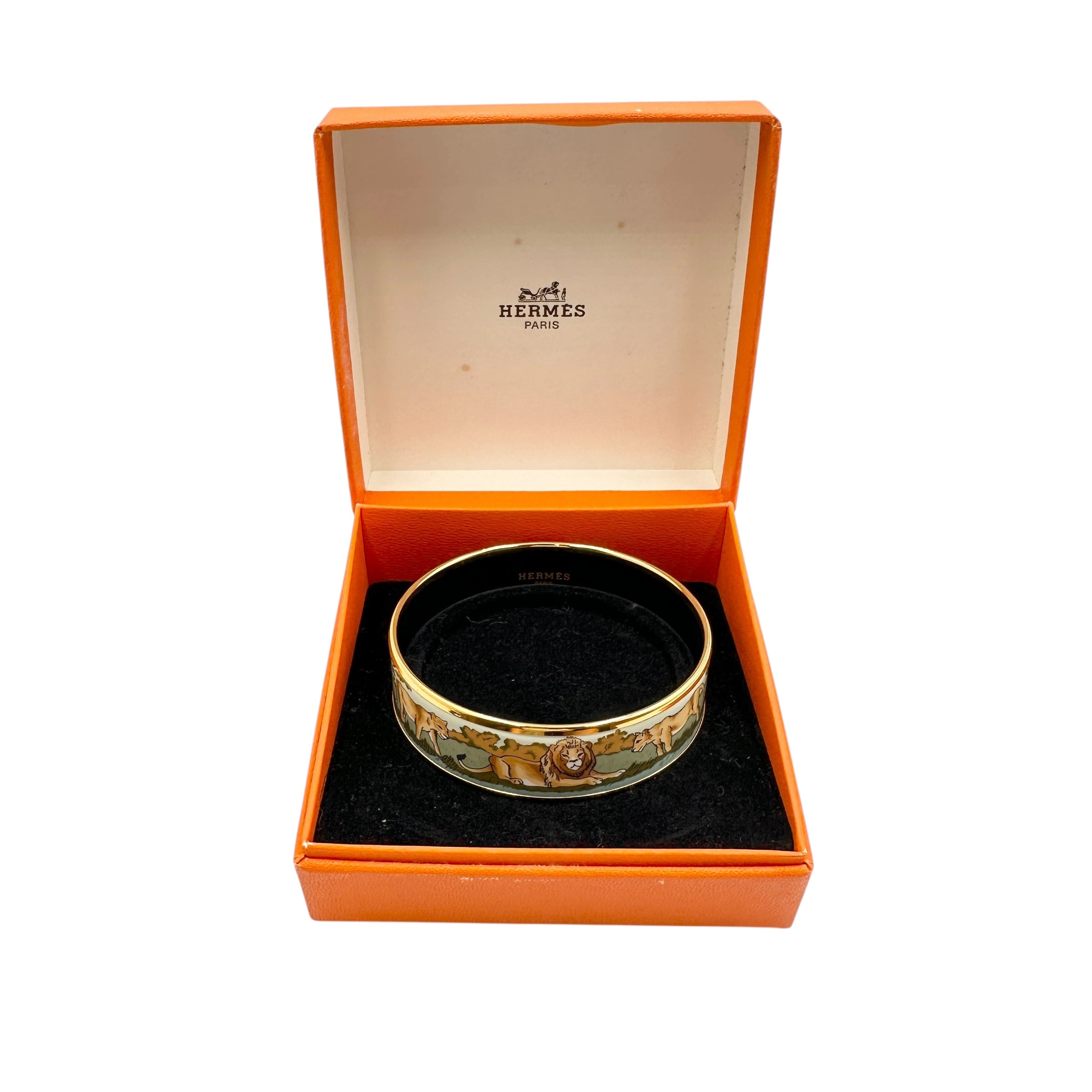 HERMES エルメス エマイユバングルGM